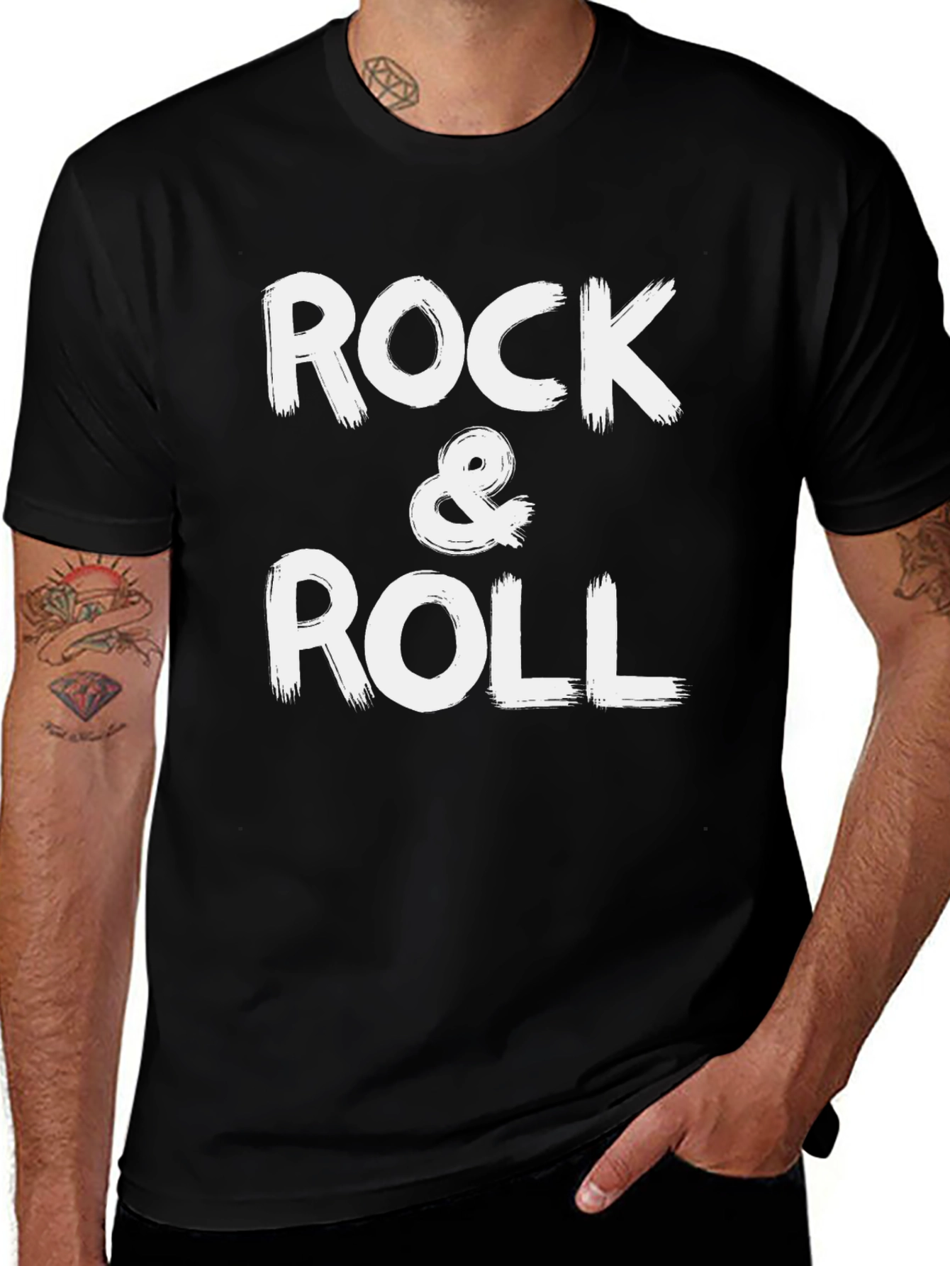Variant 14 of Rock & Roll Black T-Shirt