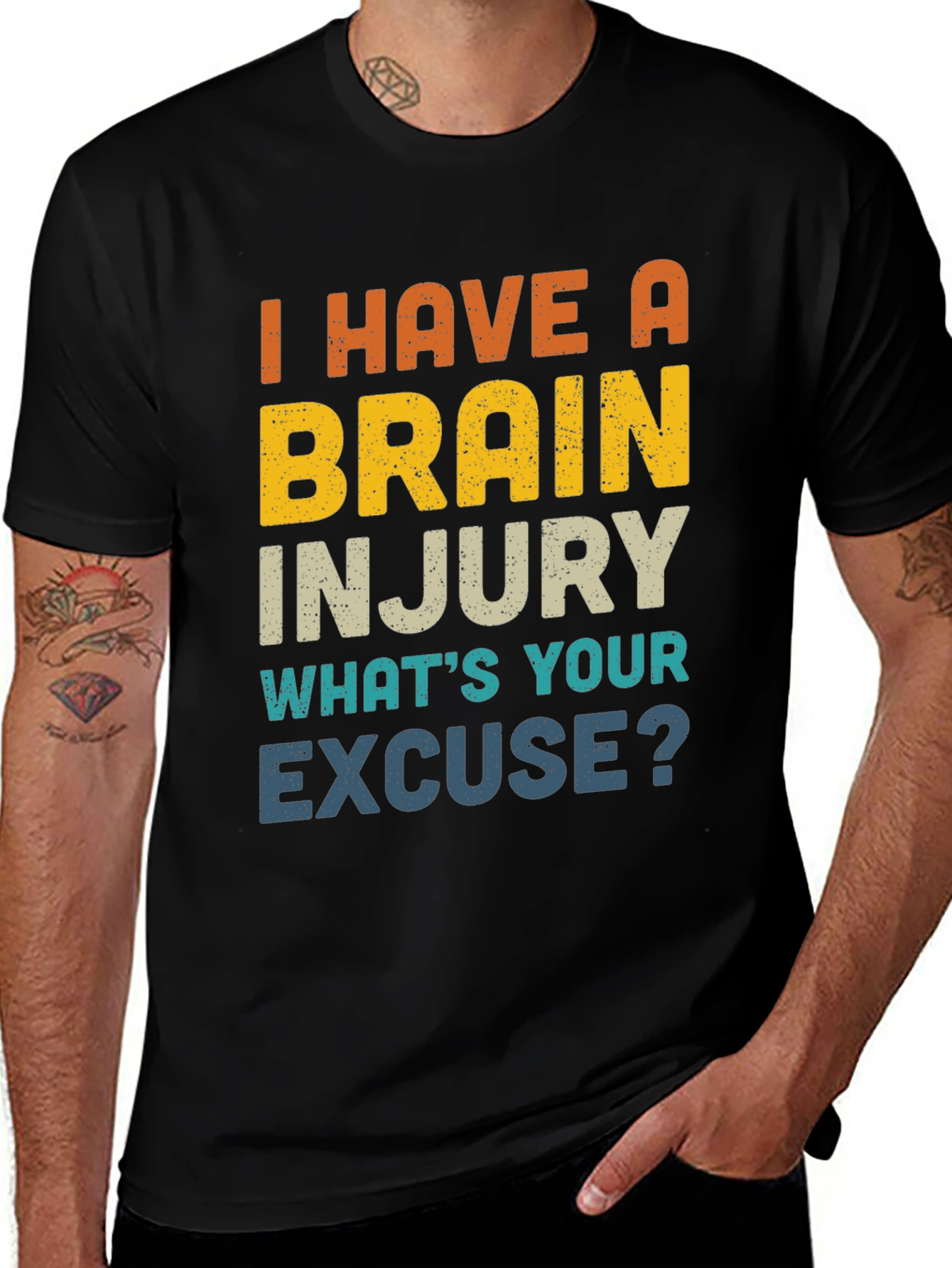 Variant 19 of Brain Injury Humor T-Shirt