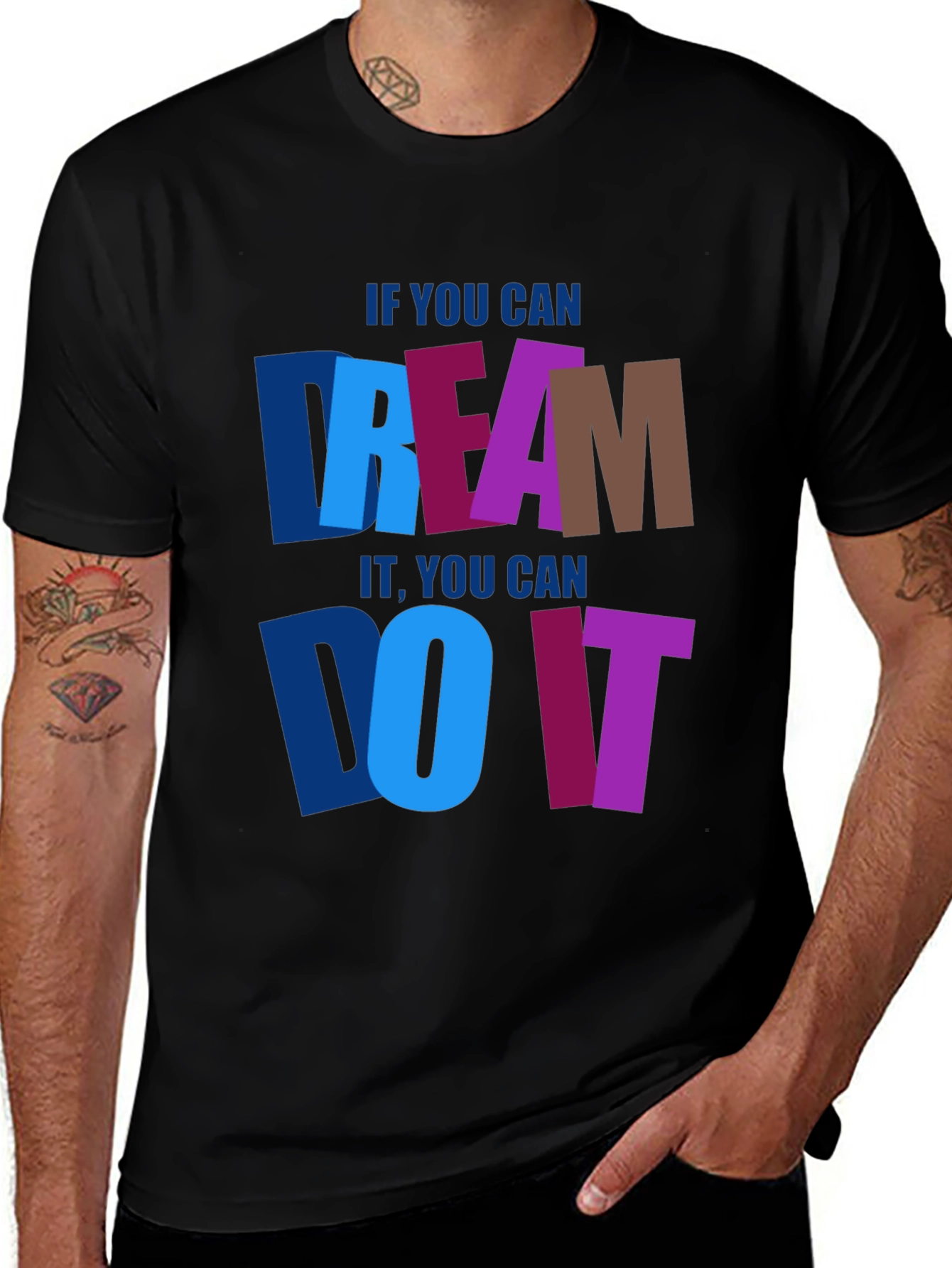 Variant 3 of Dream It Do It Graphic Tee - Motivational T-Shirt