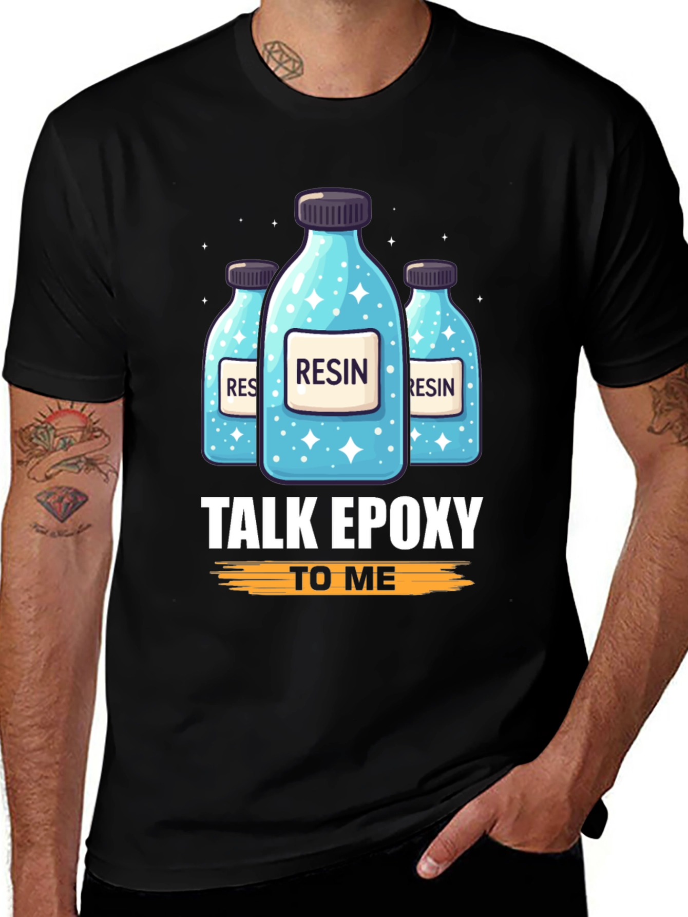 Variant 23 of Resin Epoxy T-Shirt: Talk Epoxy To Me
