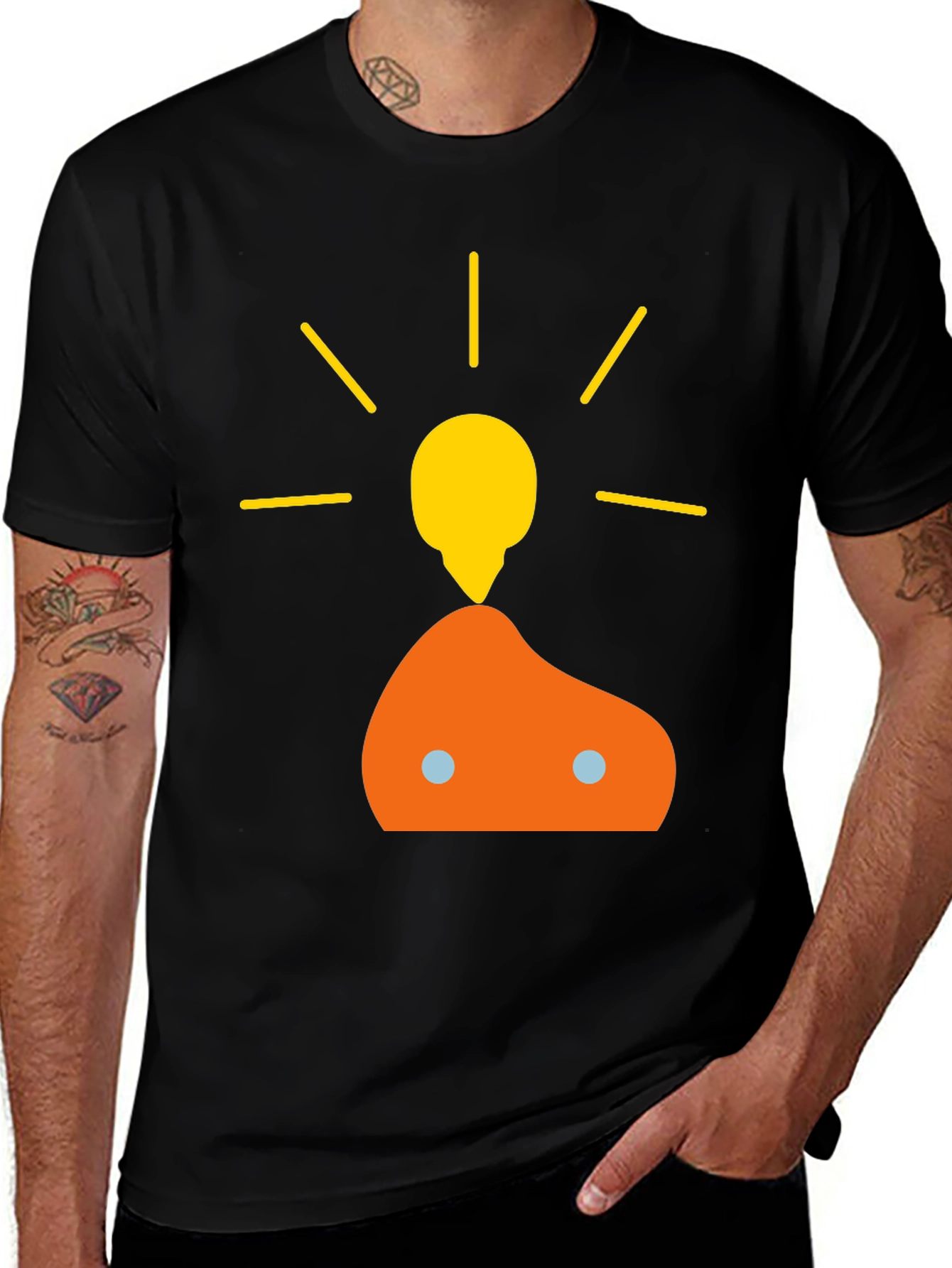Variant 11 of Enlightened Idea Graphic T-Shirt