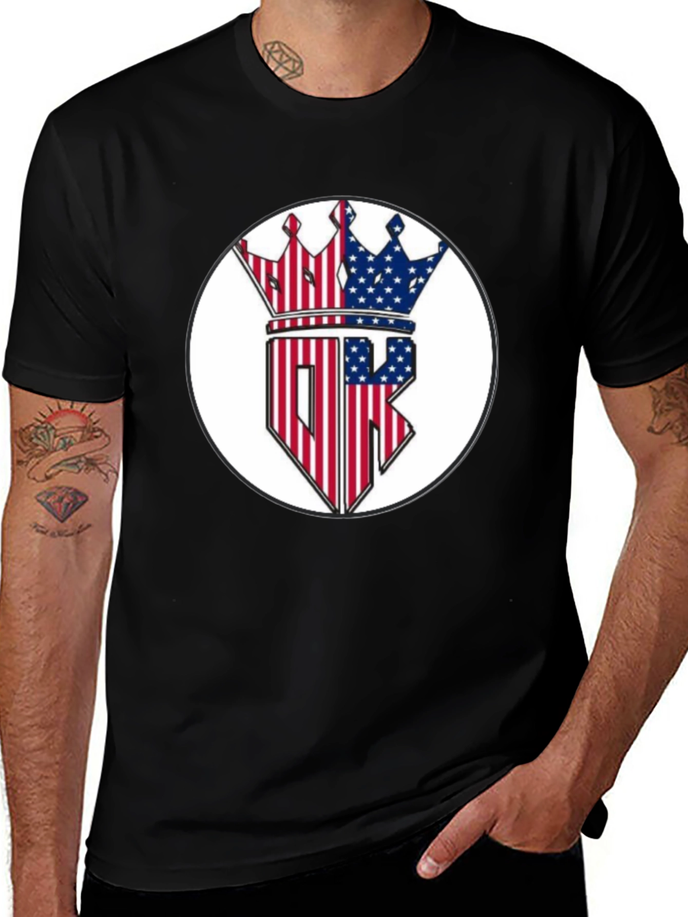 Variant 17 of American Crown Graphic Tee - Patriotic Style