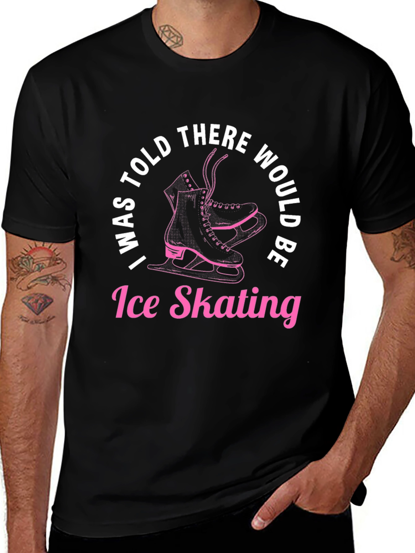 Variant 21 of Ice Skating T-Shirt - Funny Skates Graphic Tee