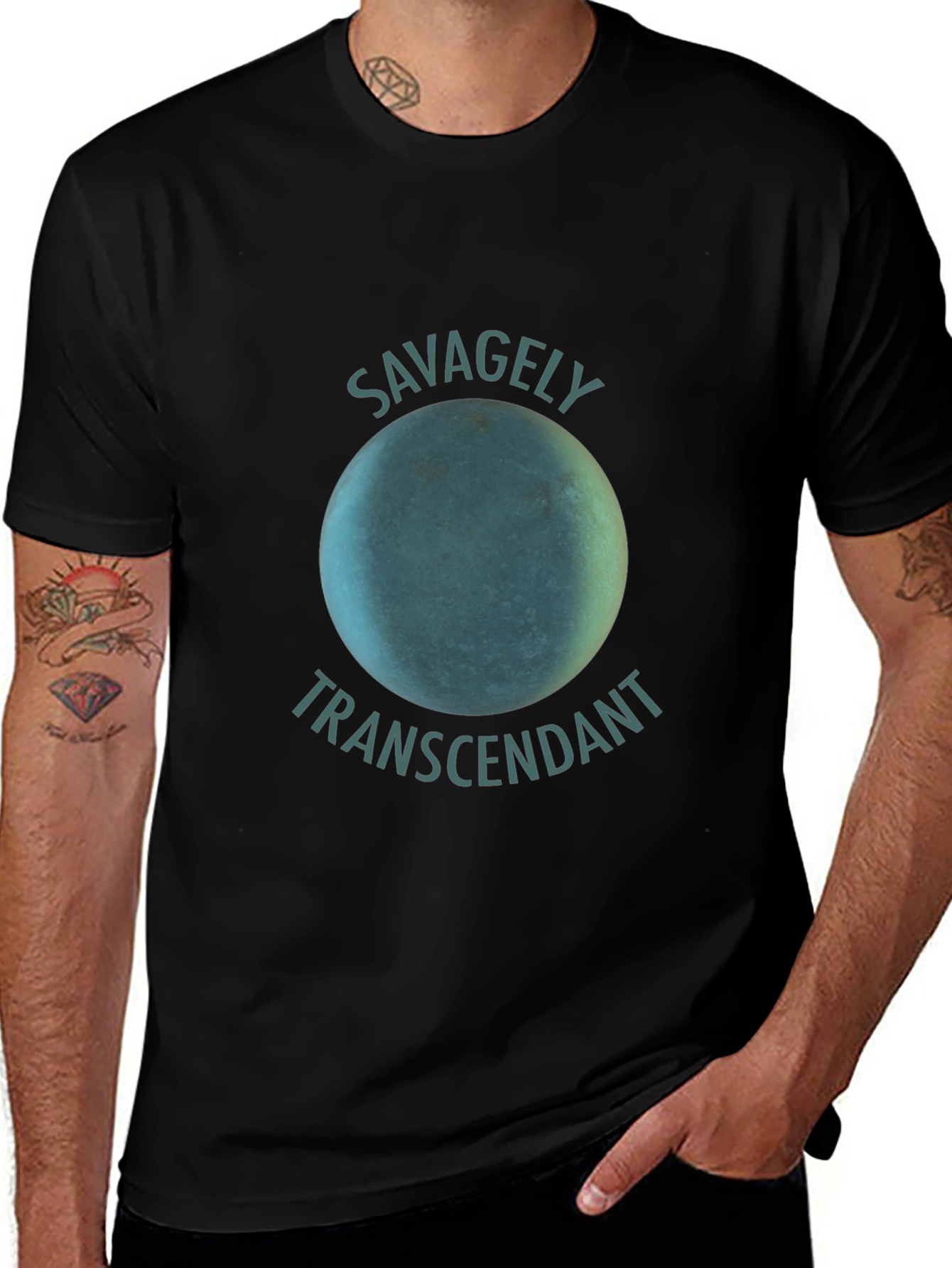 Variant 15 of Savagely Transcendental Graphic T-Shirt