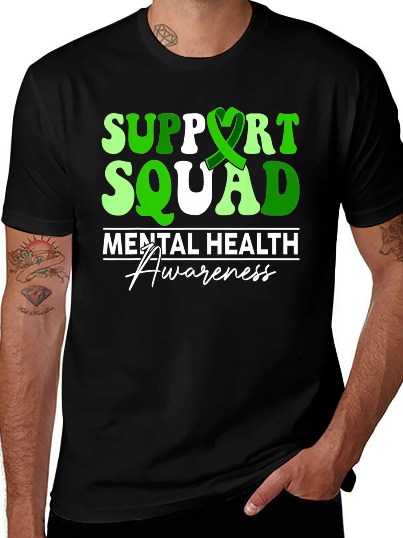 Mental Health Awareness Support Squad T-Shirt