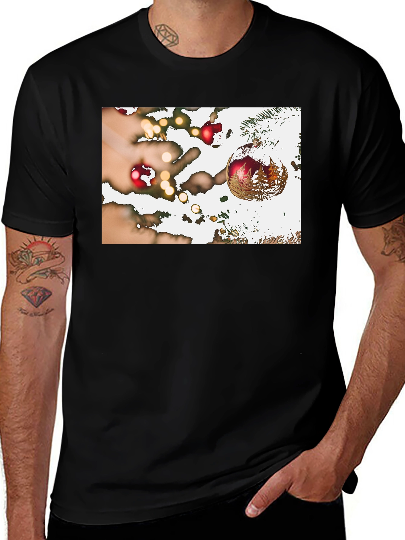 Variant 25 of Christmas Ornament Tree T-Shirt