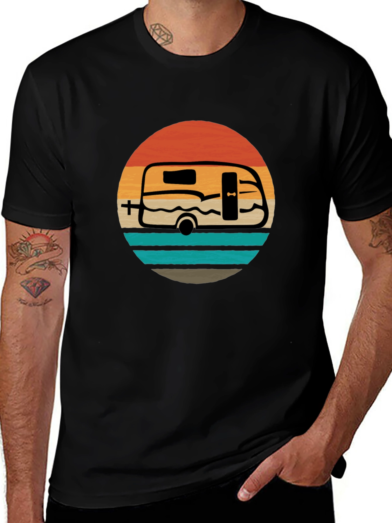 Variant 29 of Retro Camper Graphic Tee