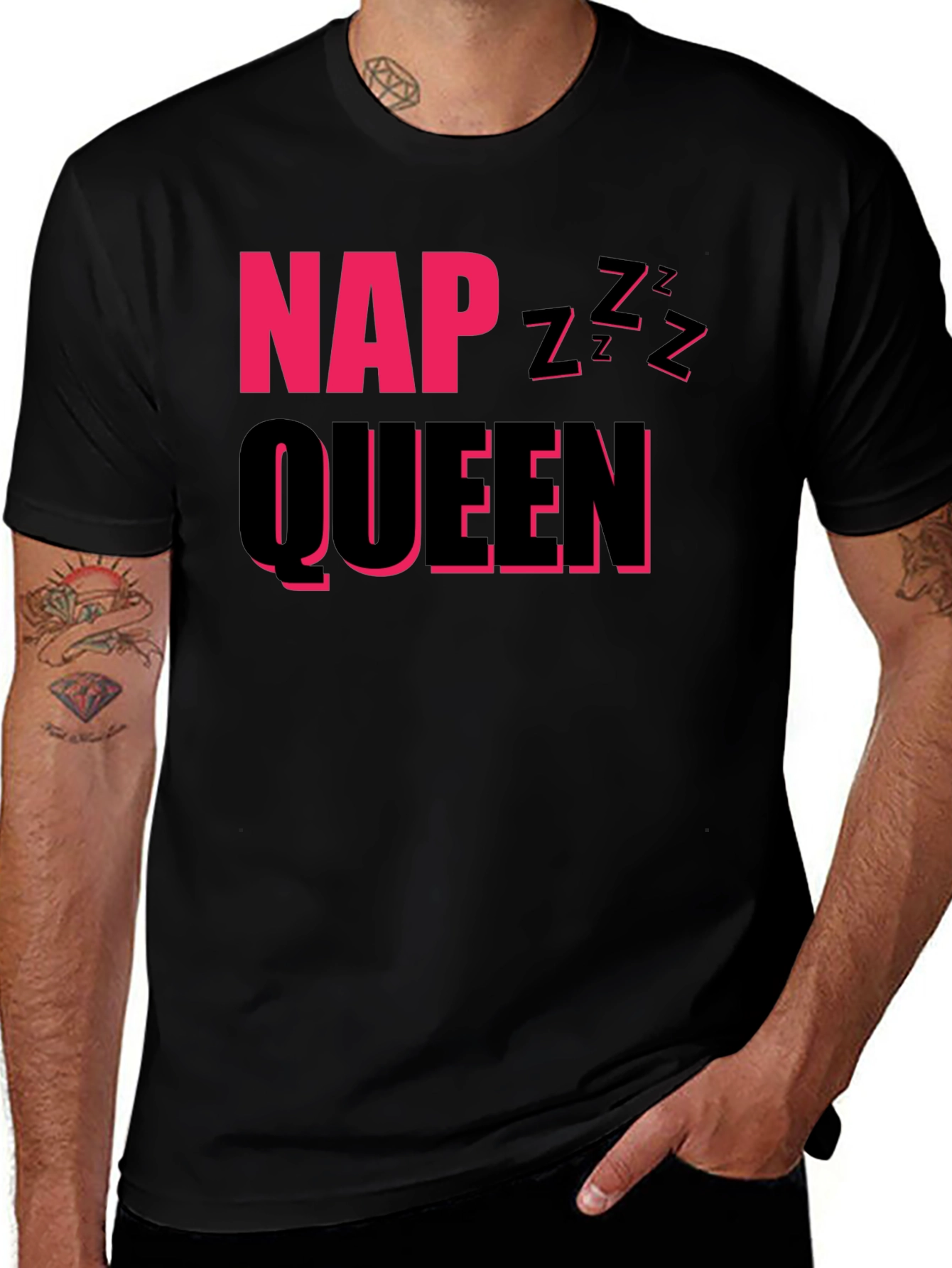 Variant 16 of Nap Queen Graphic T-Shirt Sleepy Funny Tee