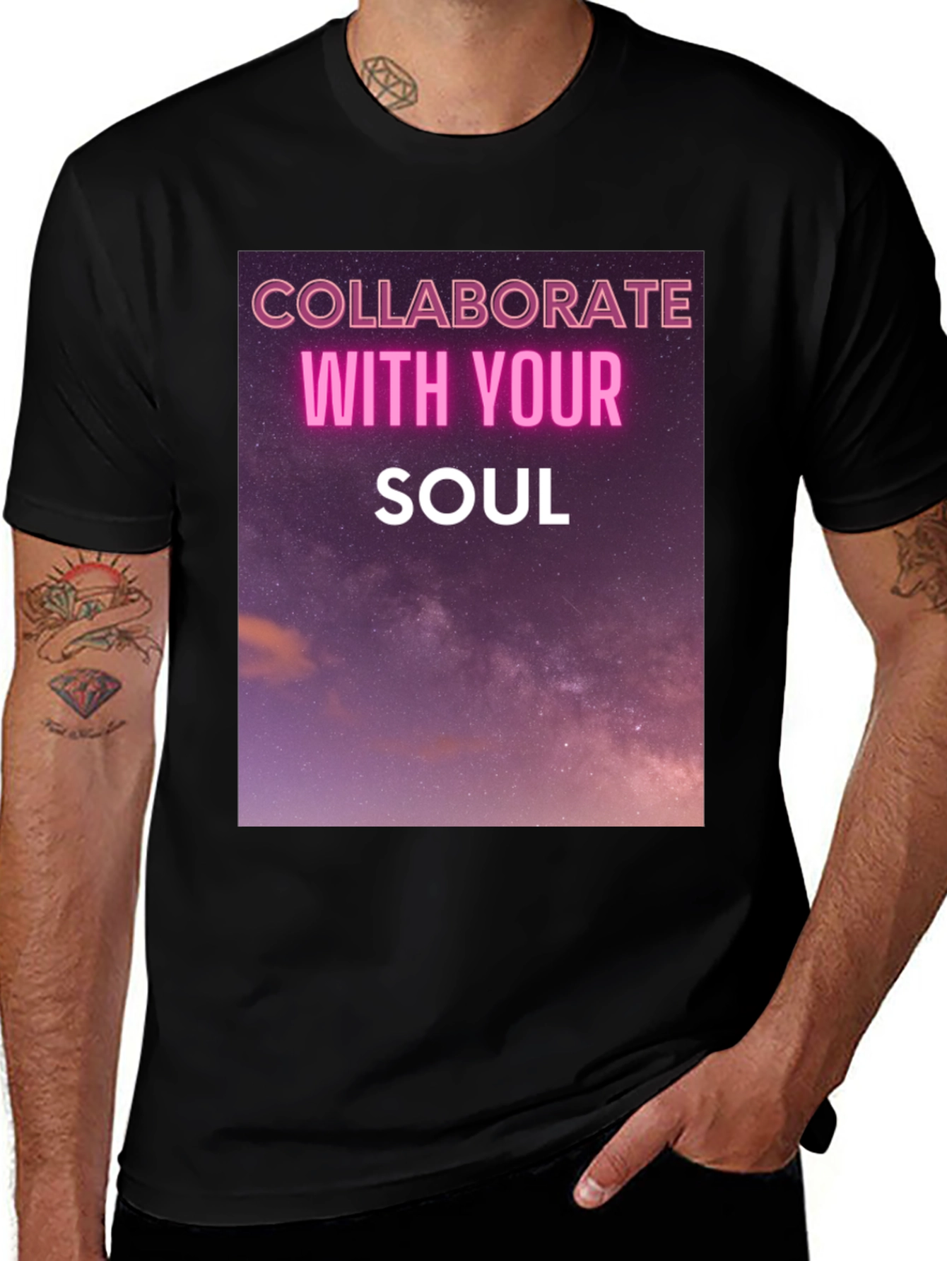 Variant 25 of Collaborate With Your Soul Graphic Tee