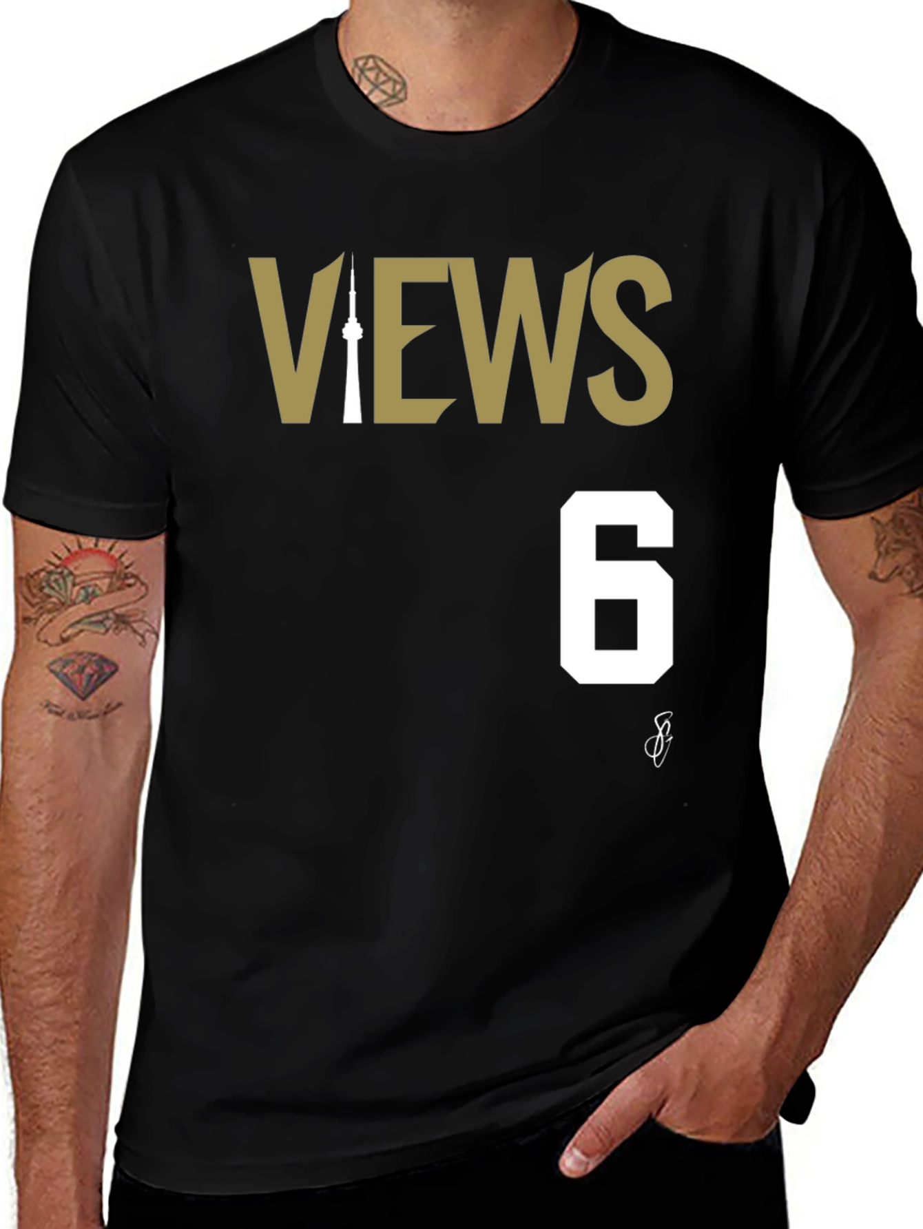 Views 6 T-Shirt - Drake Inspired Toronto Tee