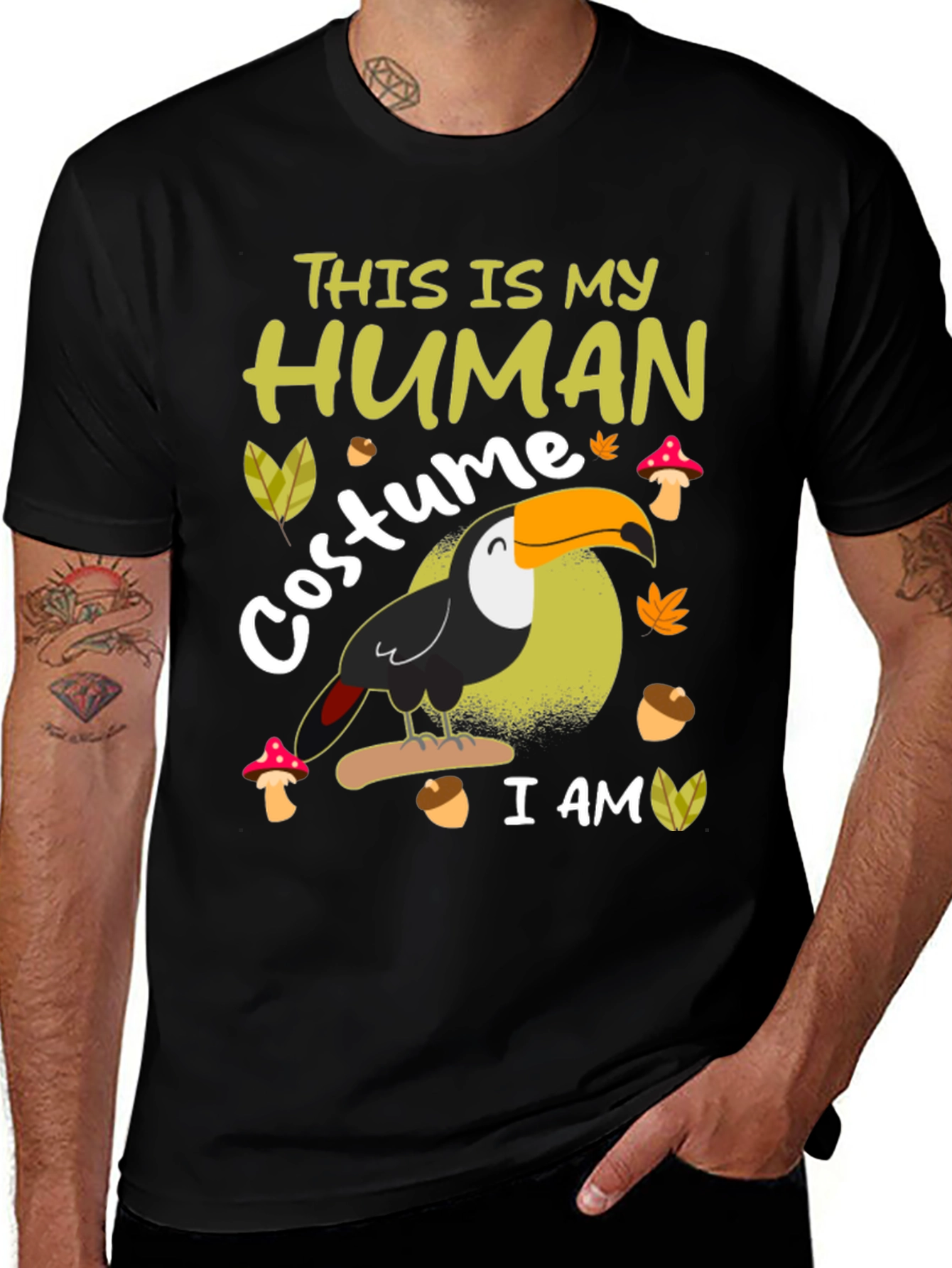 Variant 27 of Human Costume Toucan T-Shirt