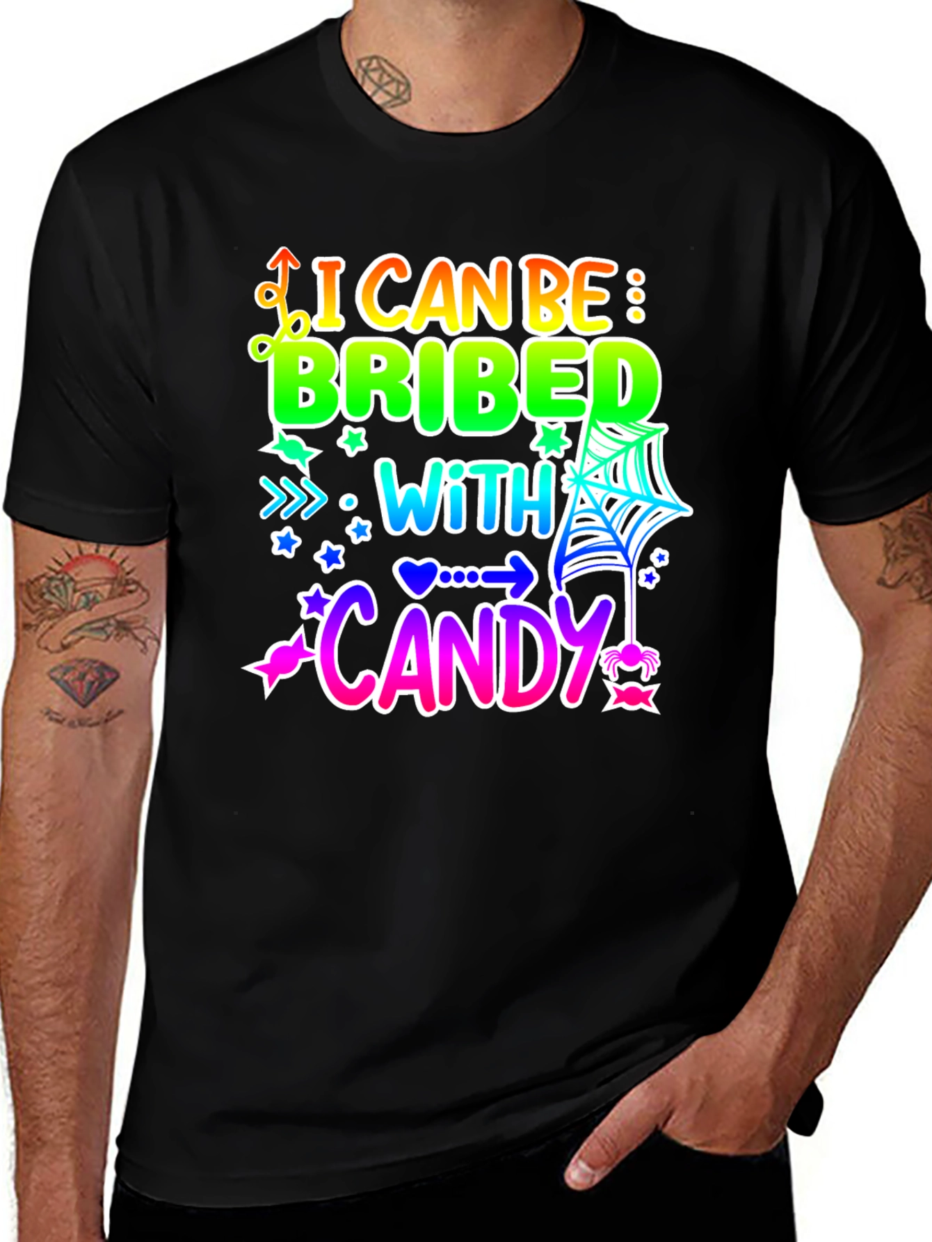 Variant 11 of I Can Be Bribed with Candy T-Shirt