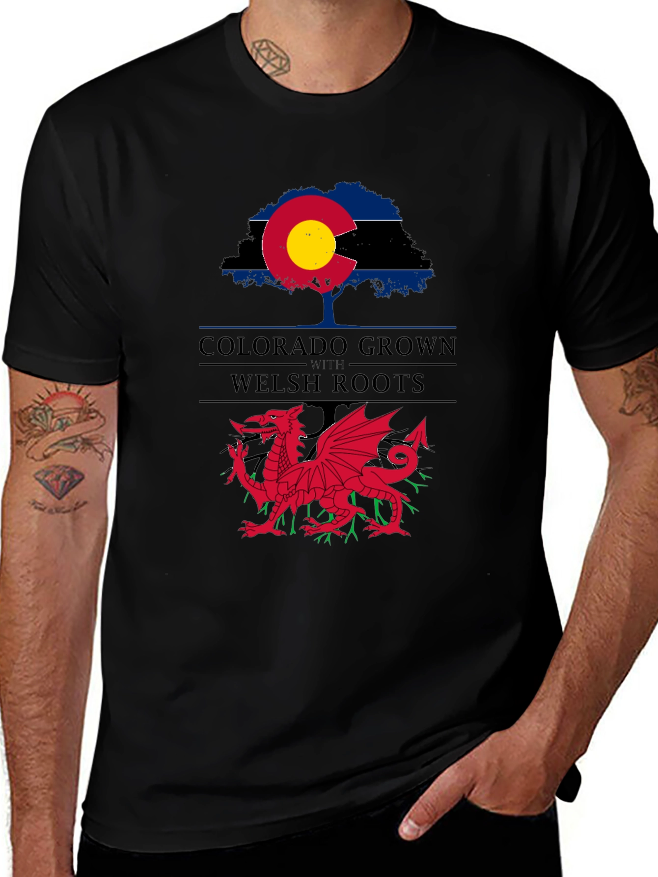 Colorado Grown Welsh Roots Graphic T-Shirt