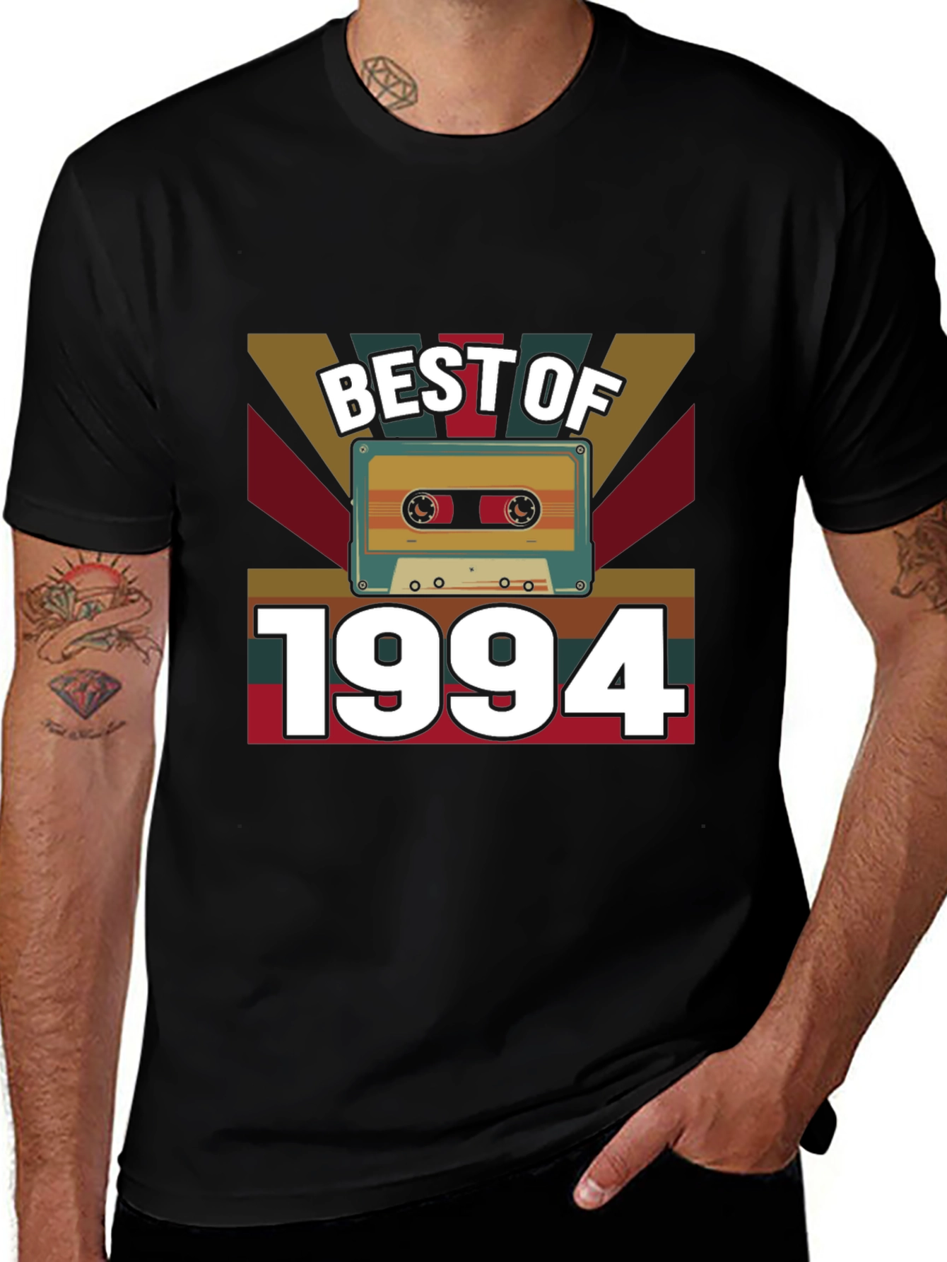 Variant 2 of Best of 1994 Retro Cassette T-Shirt