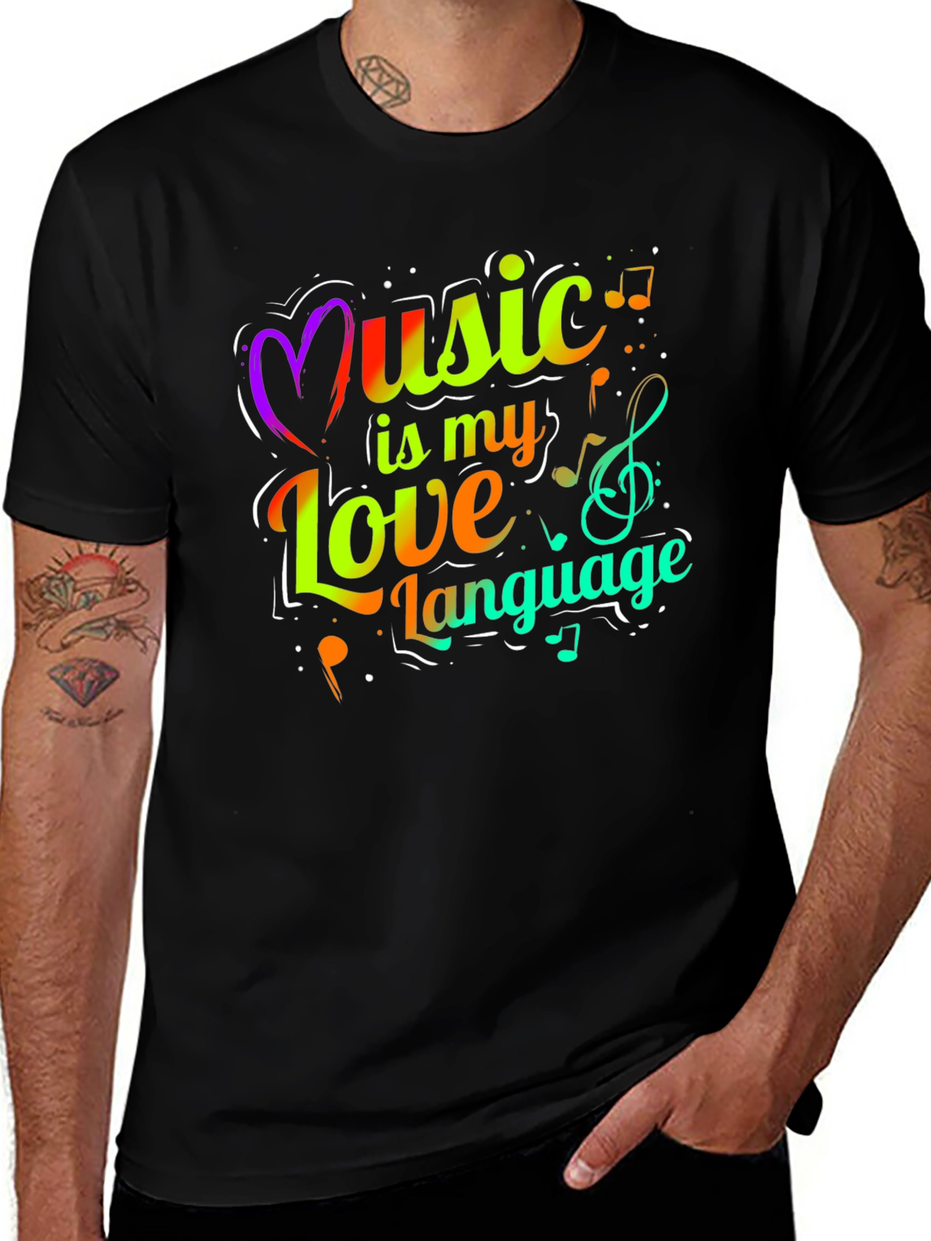 Variant 16 of Music is My Love Language T-Shirt
