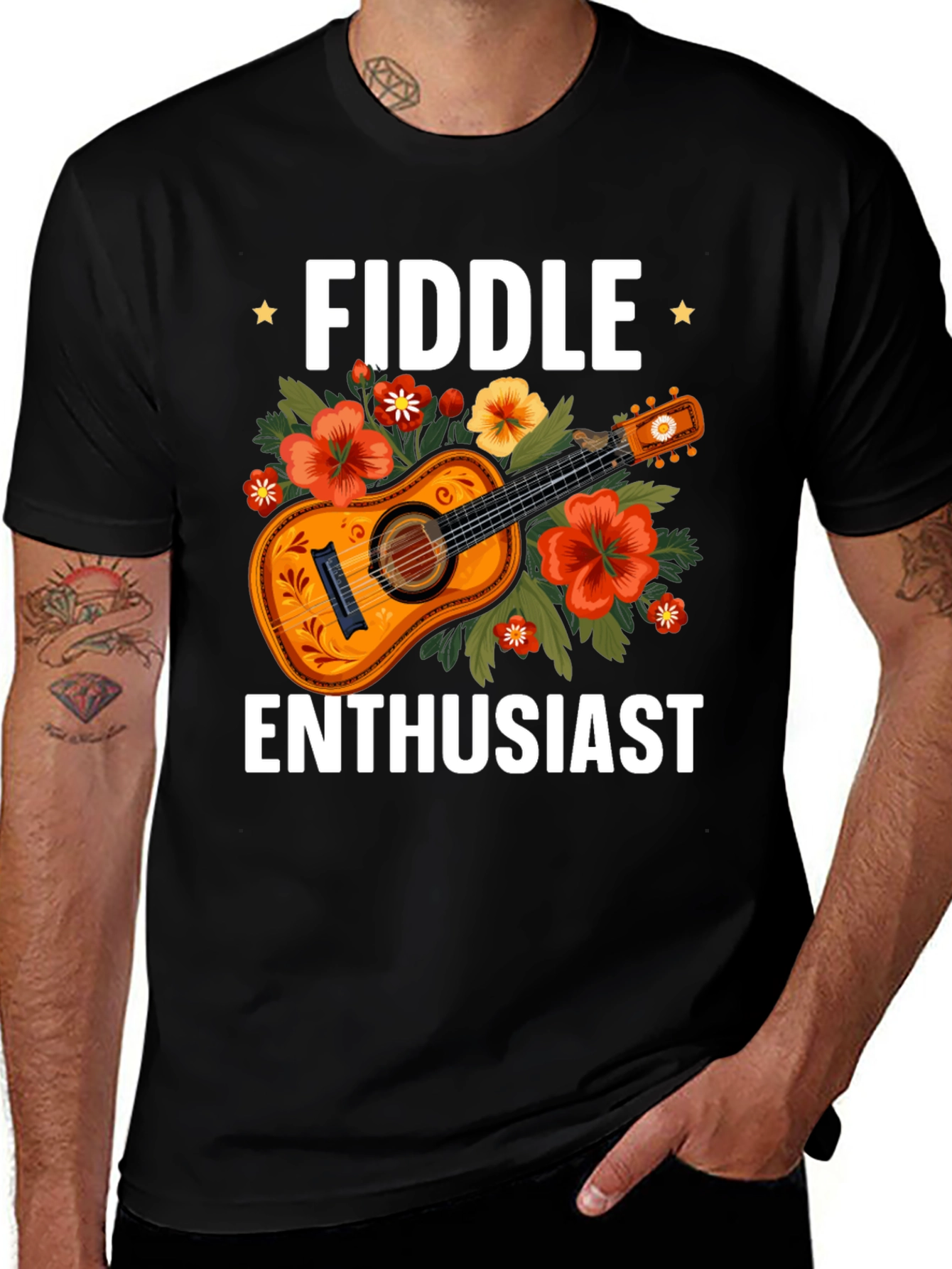 Variant 30 of Fiddle Enthusiast Graphic Tee