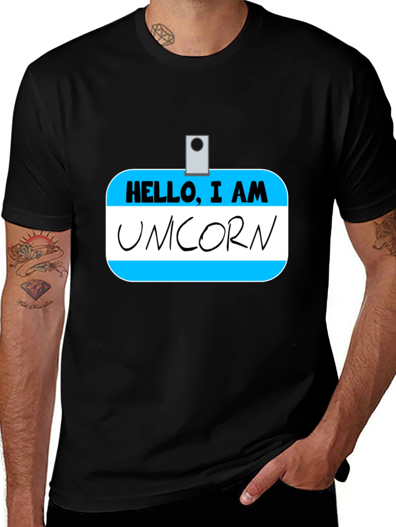 Variant 8 of Hello I Am Unicorn Funny T-Shirt