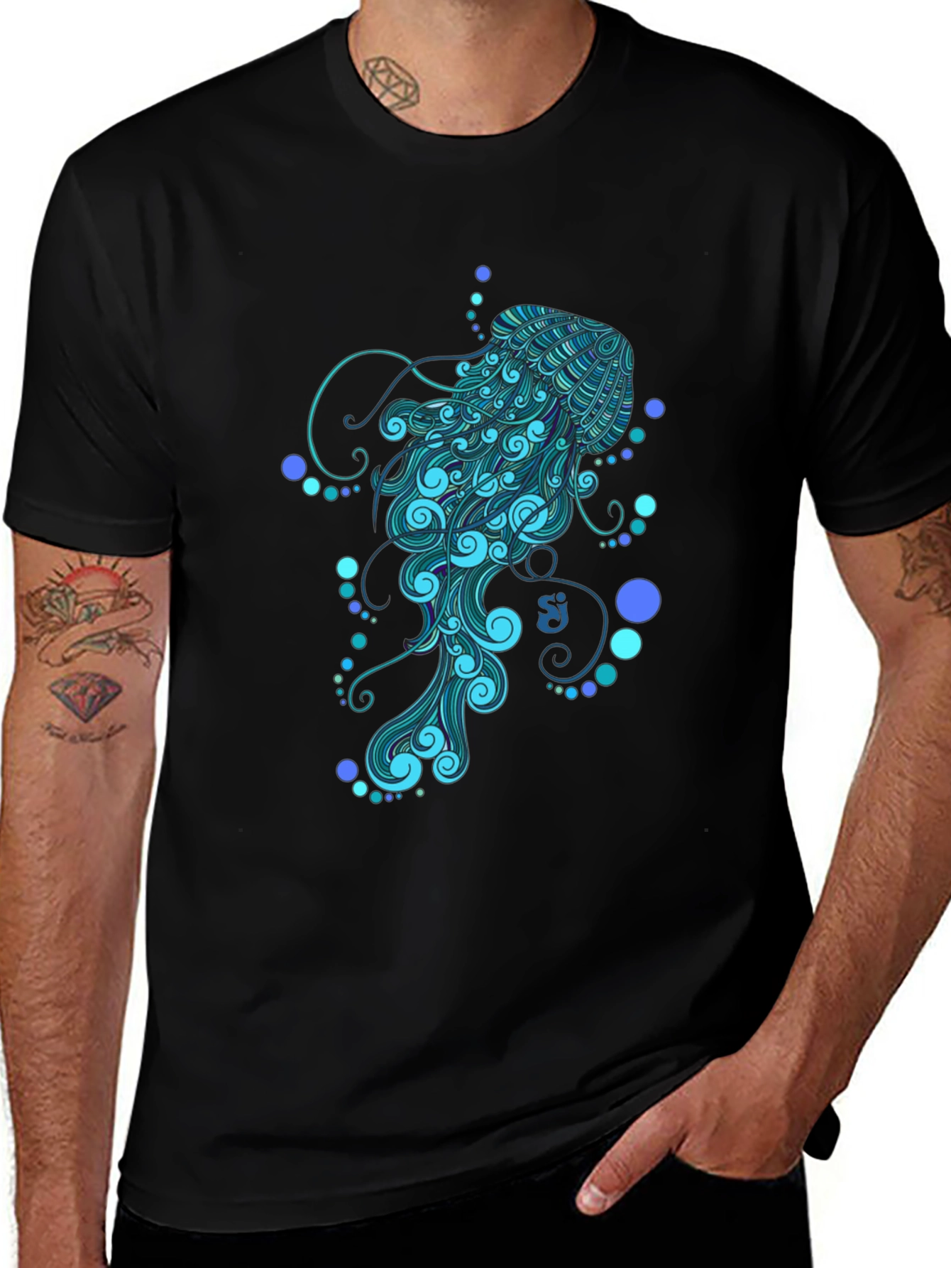 Variant 23 of Jellyfish Graphic Tee - Stylish & Unique Design