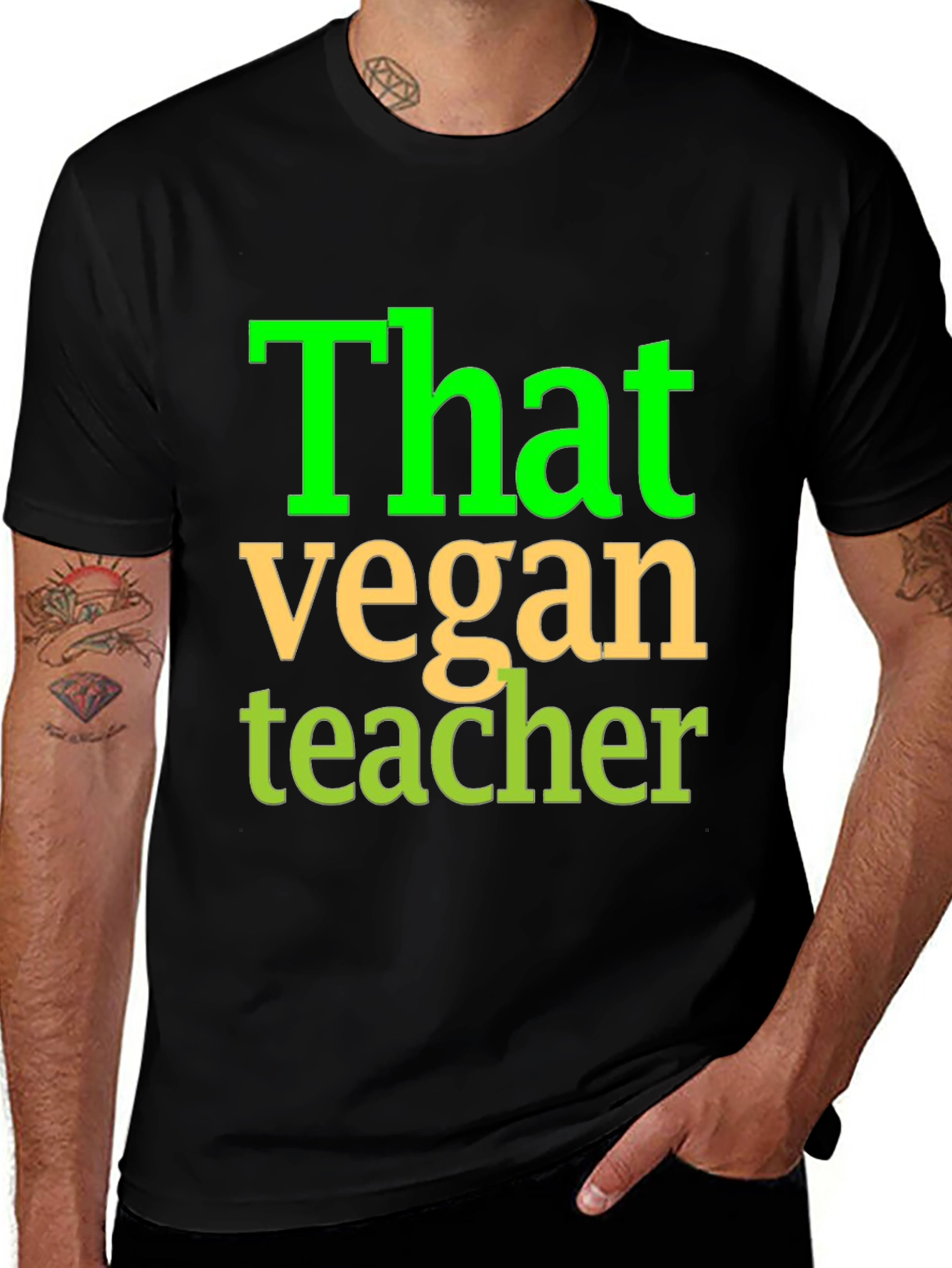 Variant 18 of That Vegan Teacher Graphic T-Shirt