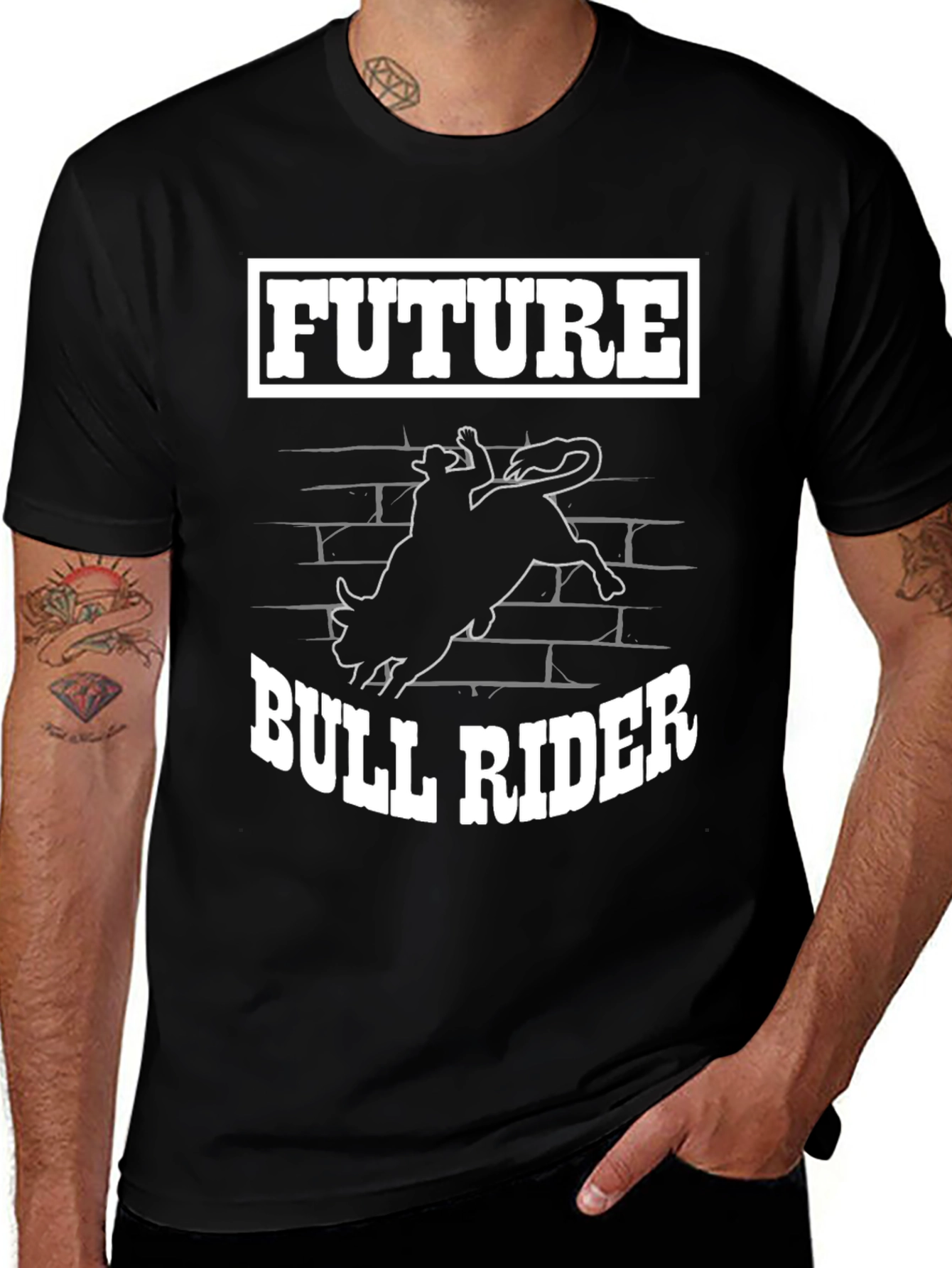 Variant 5 of Future Bull Rider Graphic Tee