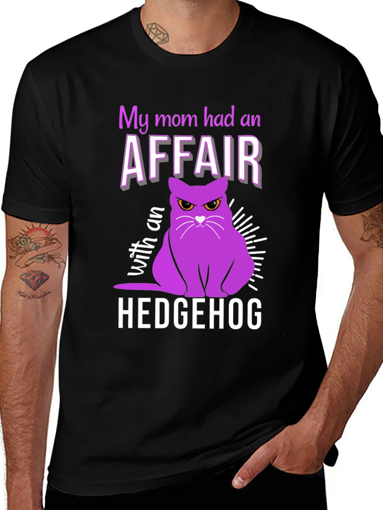 Variant 25 of My Mom Had an Affair With a Hedgehog T-Shirt