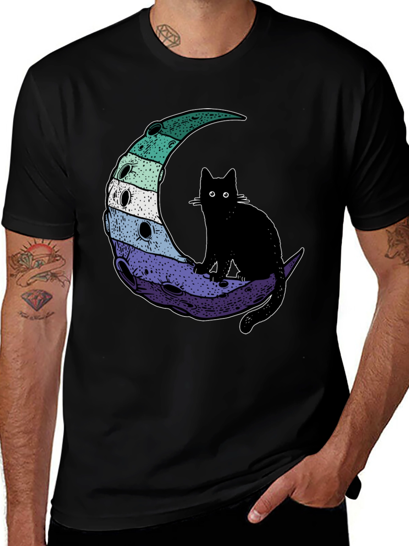 Gay Moon Cat T-Shirt