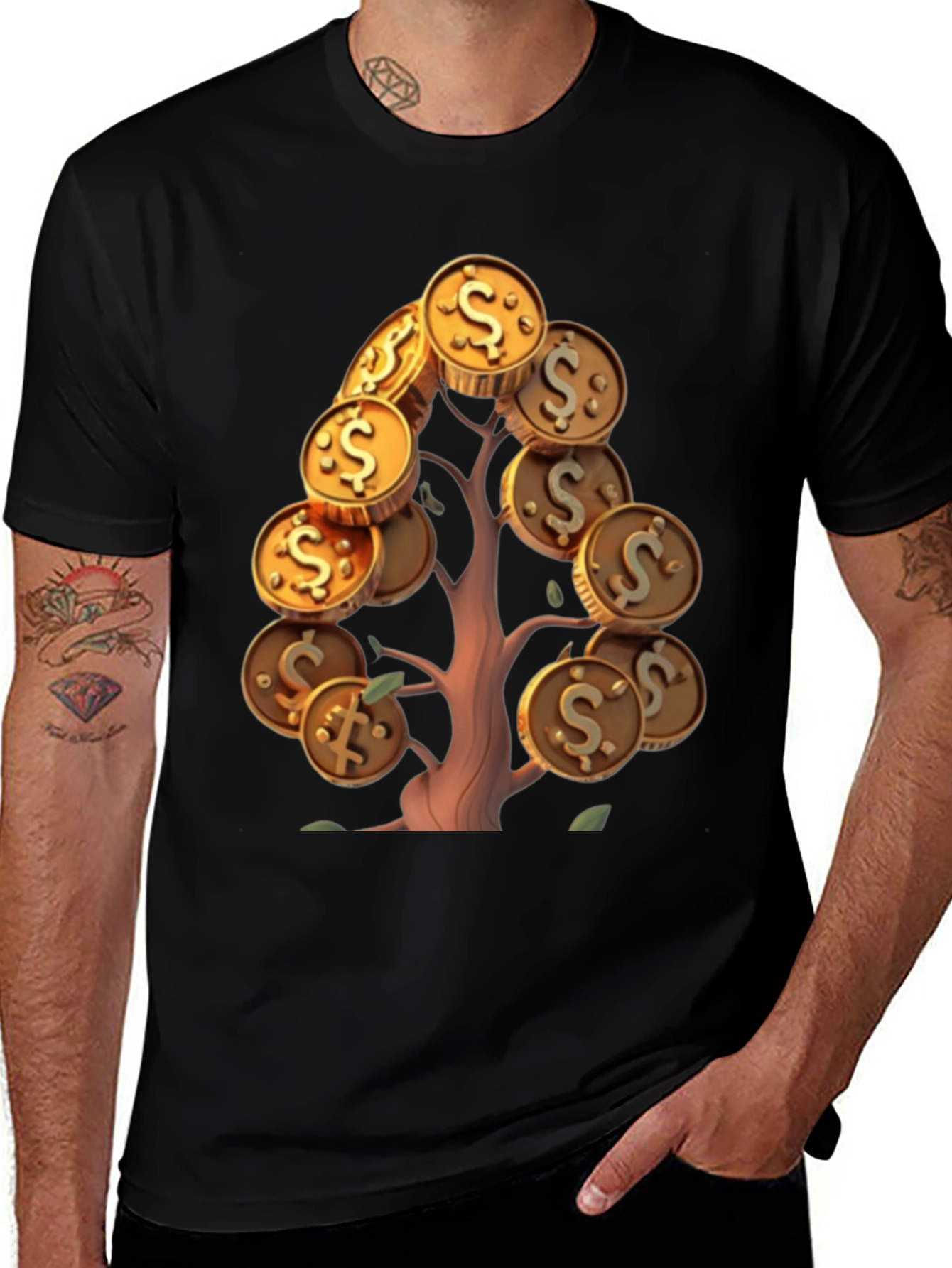 Money Tree Graphic T-Shirt