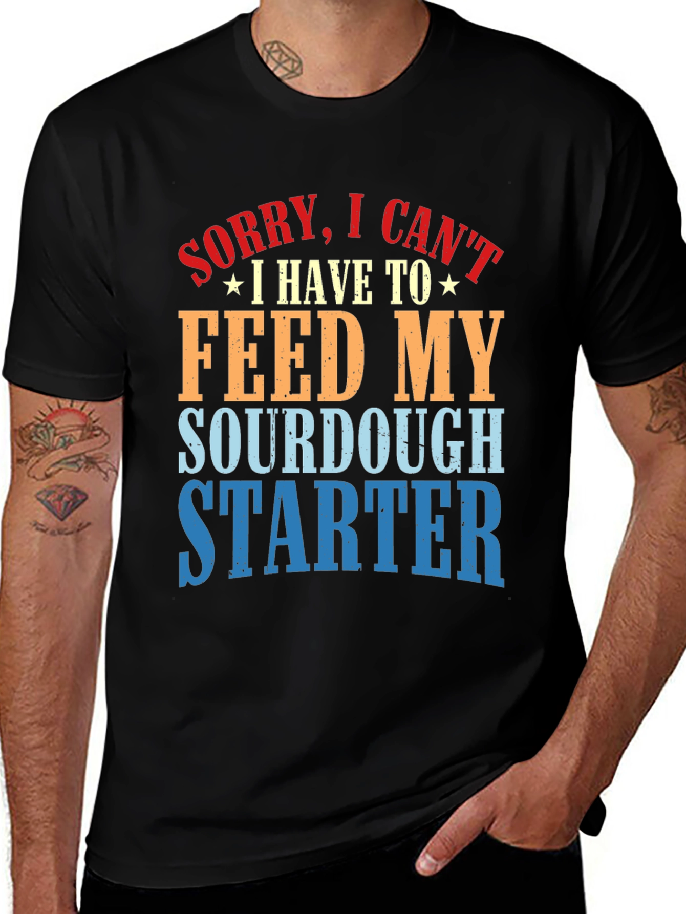Variant 21 of Sourdough Starter T-Shirt - Baker's Humor Tee