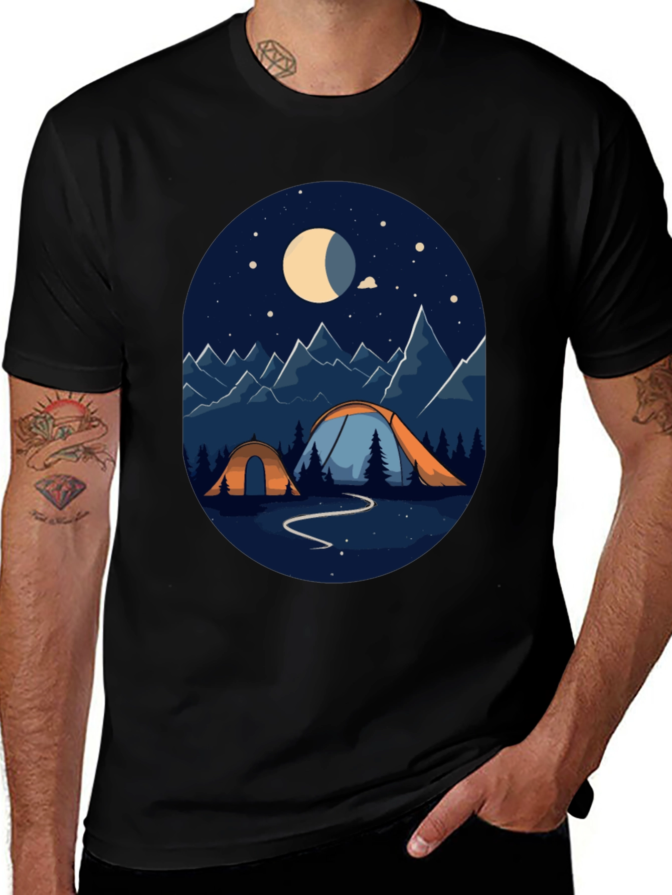 Variant 23 of Camping Under the Stars Tee