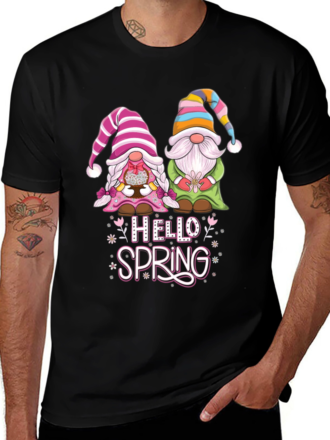 Variant 14 of Hello Spring Gnome T-Shirt