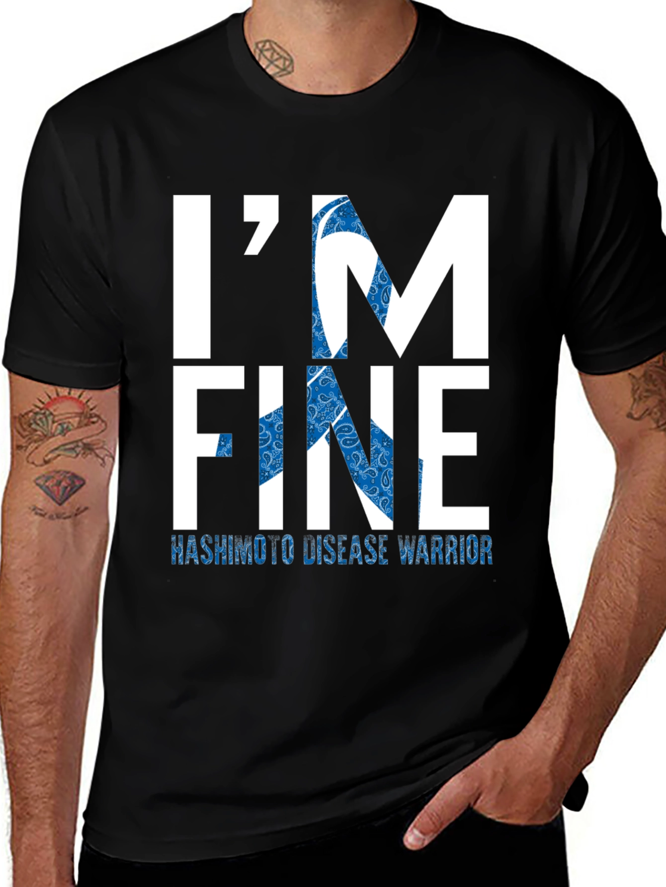 Variant 10 of I'm Fine Hashimoto's Warrior Tee