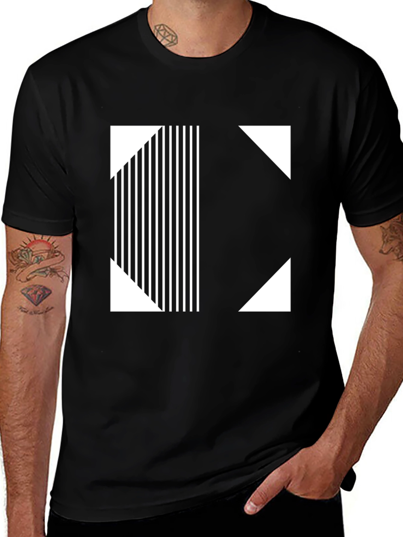 Variant 12 of Abstract Graphic Tee - Modern Design
