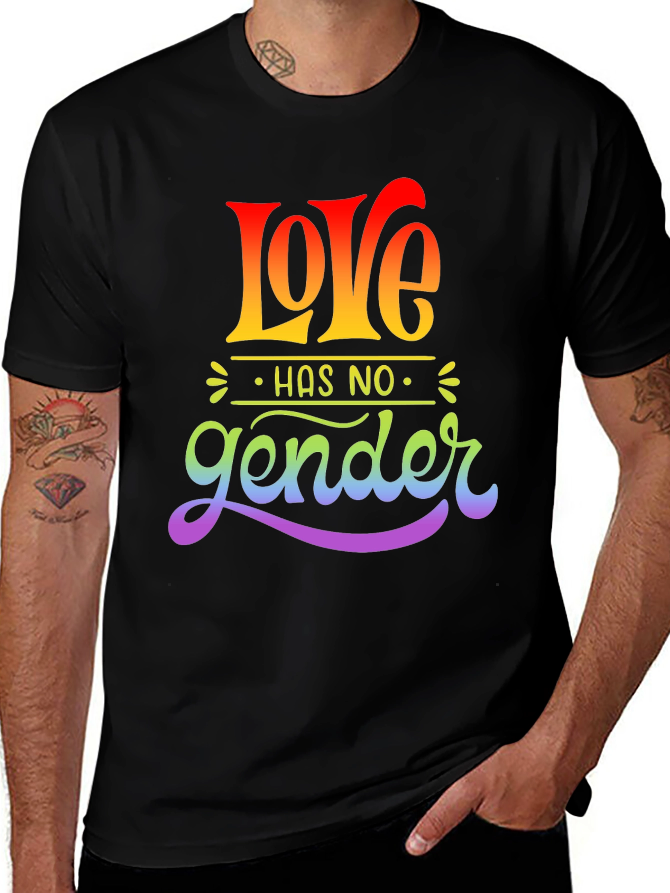 Variant 15 of Love Has No Gender T-Shirt - Pride