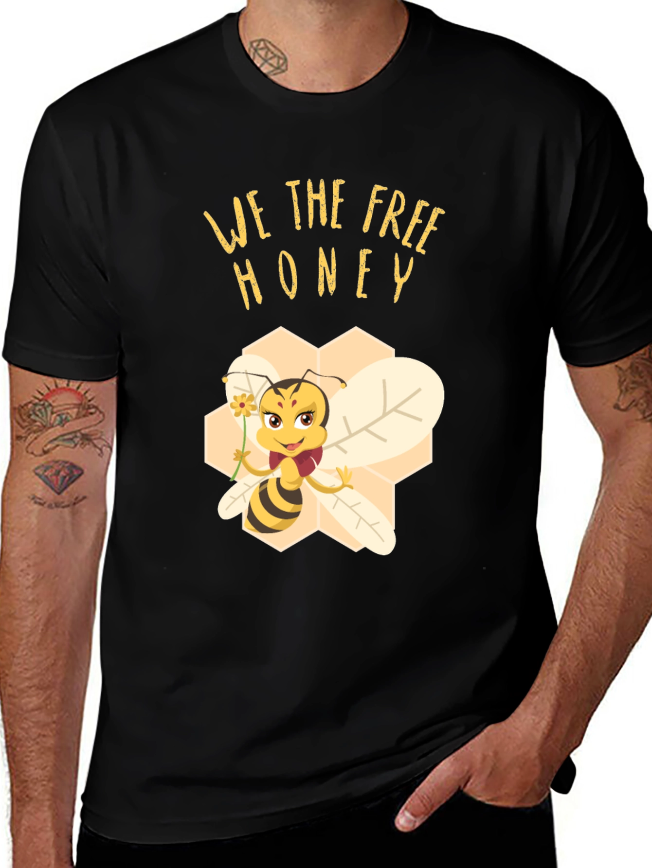 Variant 5 of We The Free Honey T-Shirt - Cute Bee Graphic Tee