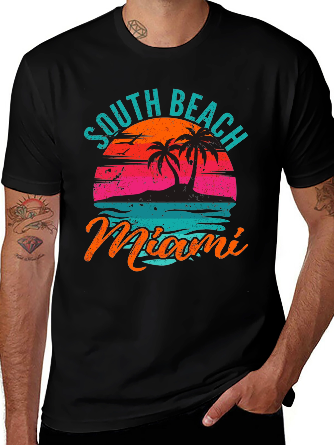 South Beach Miami Graphic T-Shirt