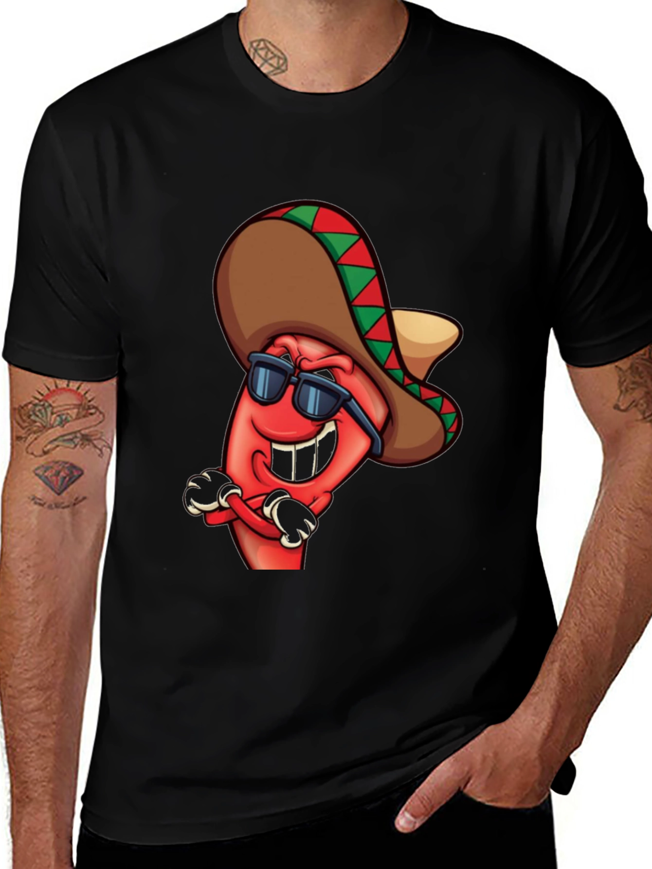 Variant 7 of Cool Chili Pepper Graphic Tee