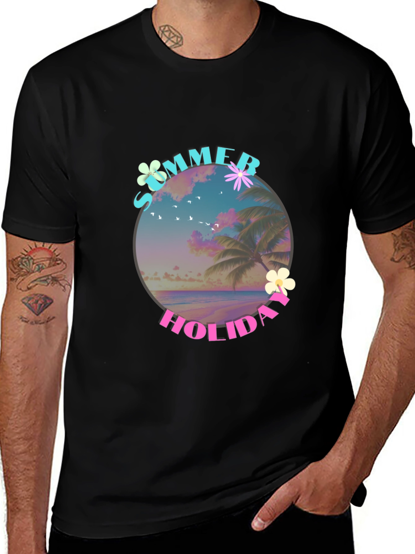 Variant 5 of Summer Holiday Graphic Tee - Beach Vibes