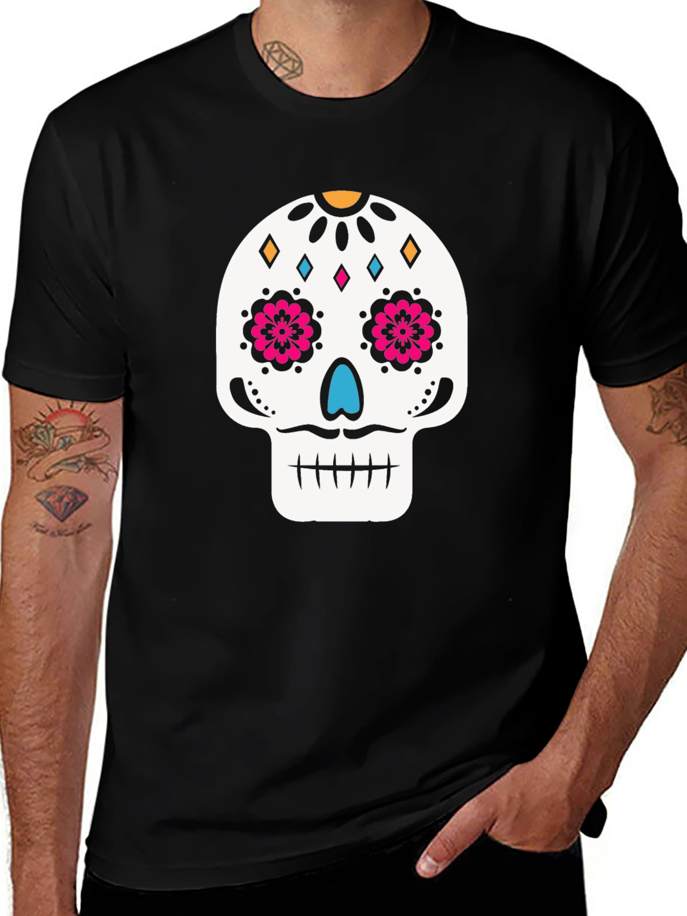 Variant 14 of Sugar Skull T-Shirt - Day of the Dead