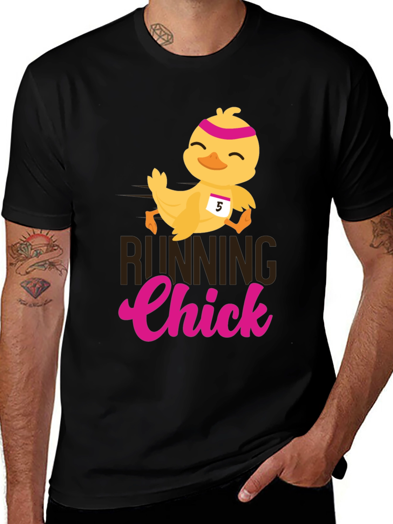 Variant 13 of Running Chick T-Shirt