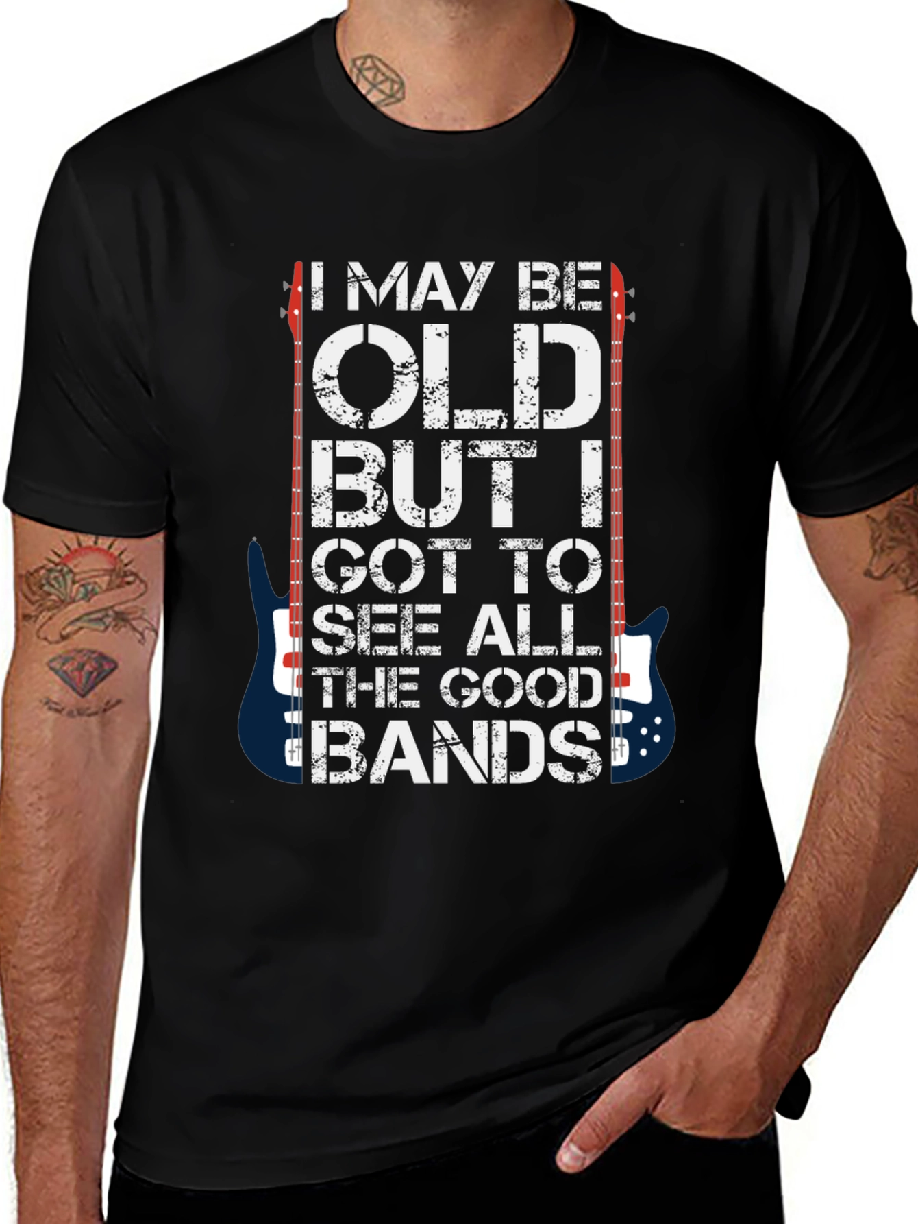 Variant 18 of Old But Got to See All the Good Bands T-Shirt