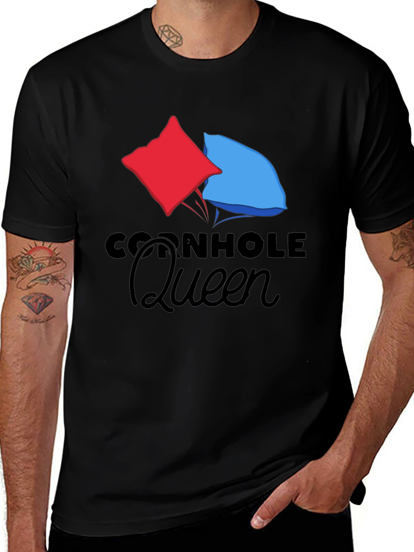 Variant 14 of Cornhole Queen Graphic Tee