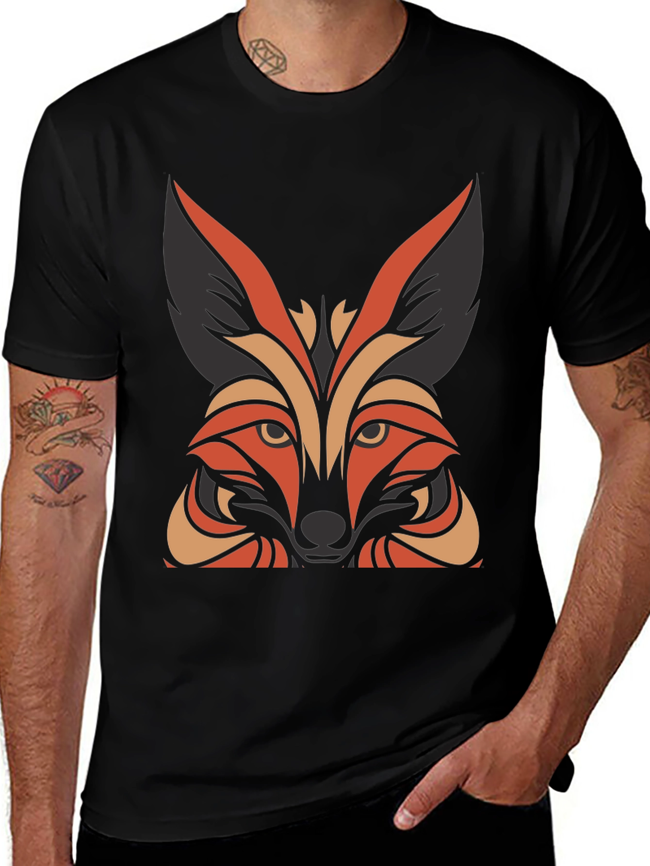 Variant 15 of Fox Graphic Tee - Stylish Men's T-Shirt