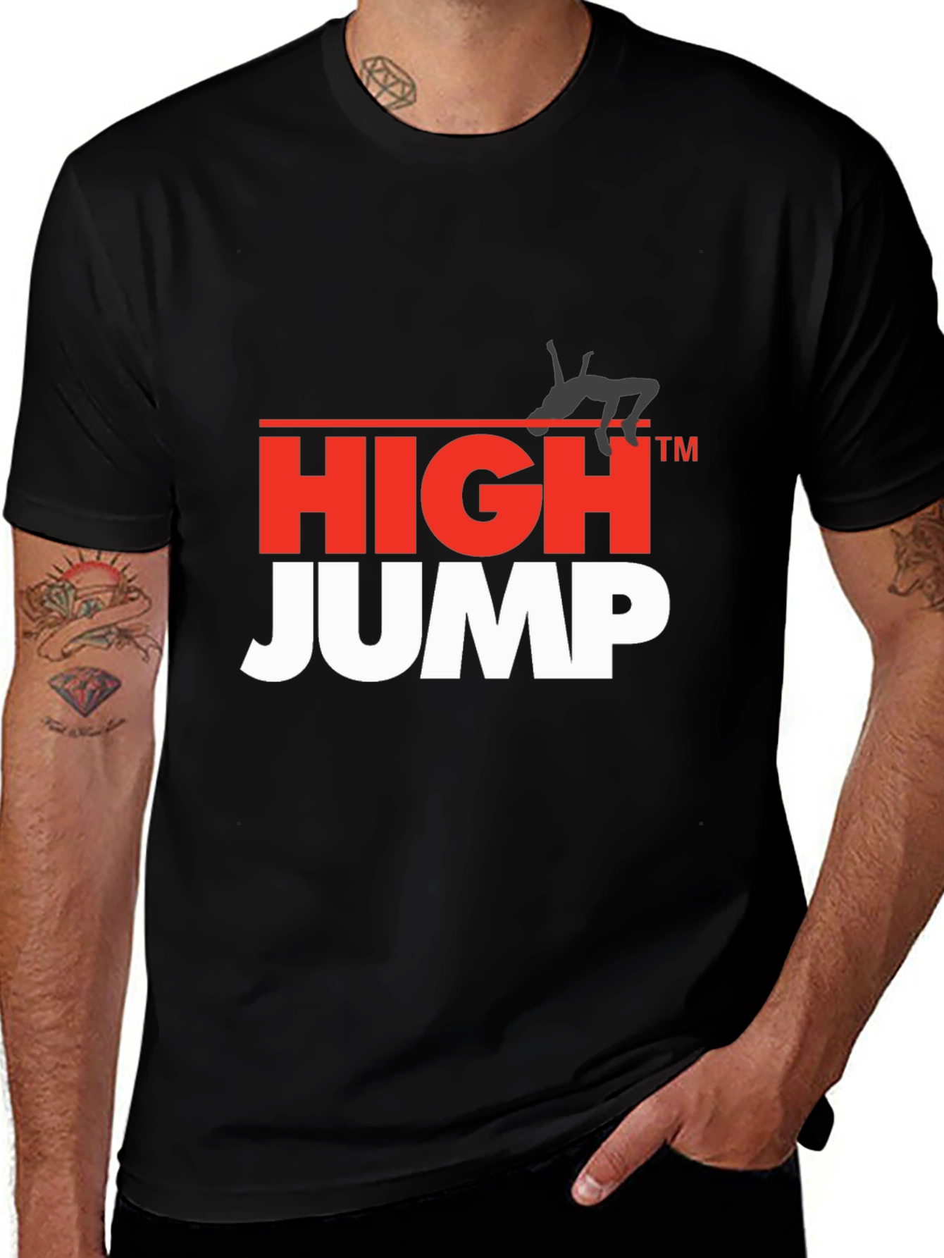 Variant 29 of High Jump Graphic T-Shirt - Athletic Sportswear