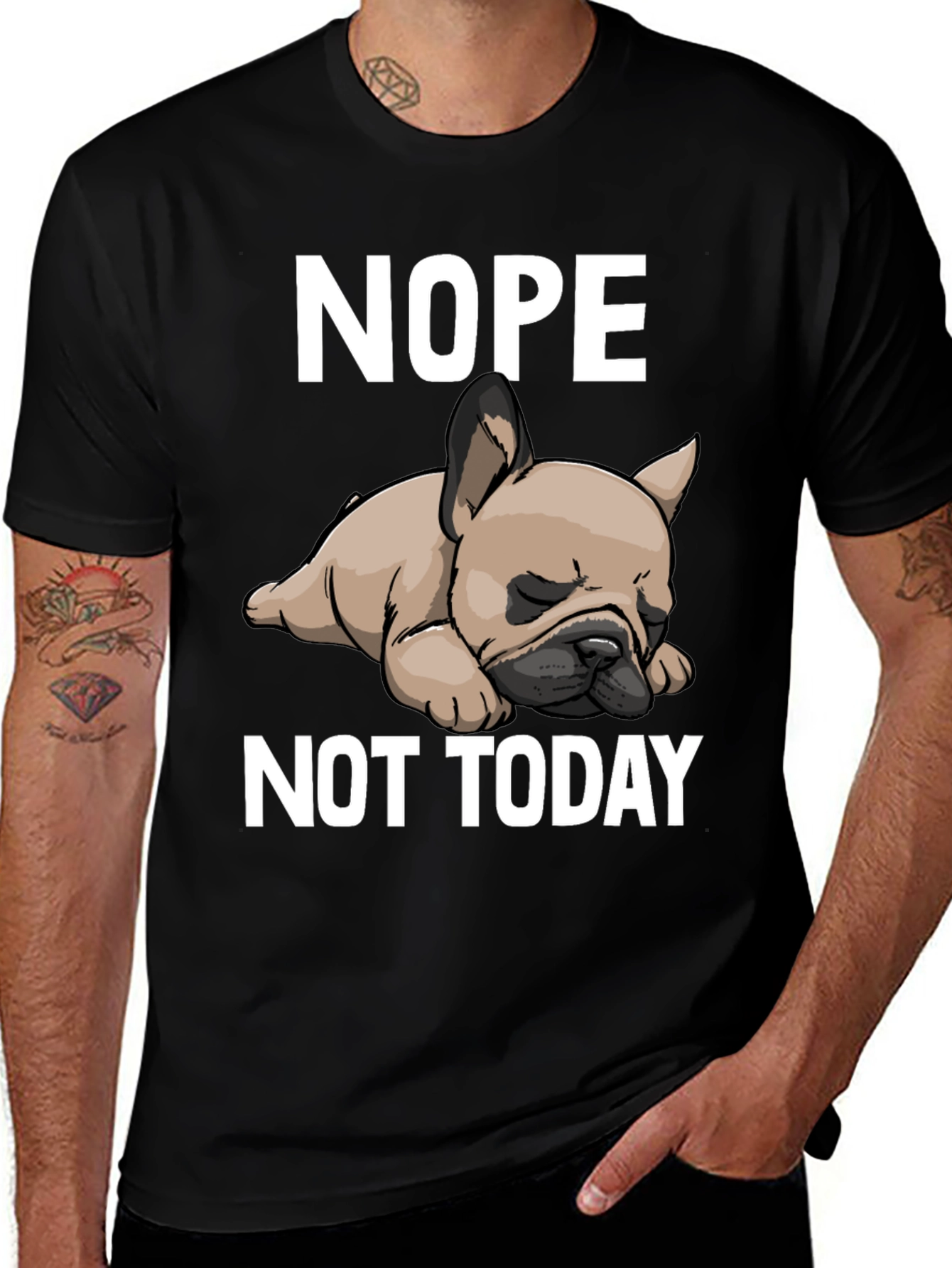 Variant 14 of Nope Not Today Dog Graphic T-Shirt