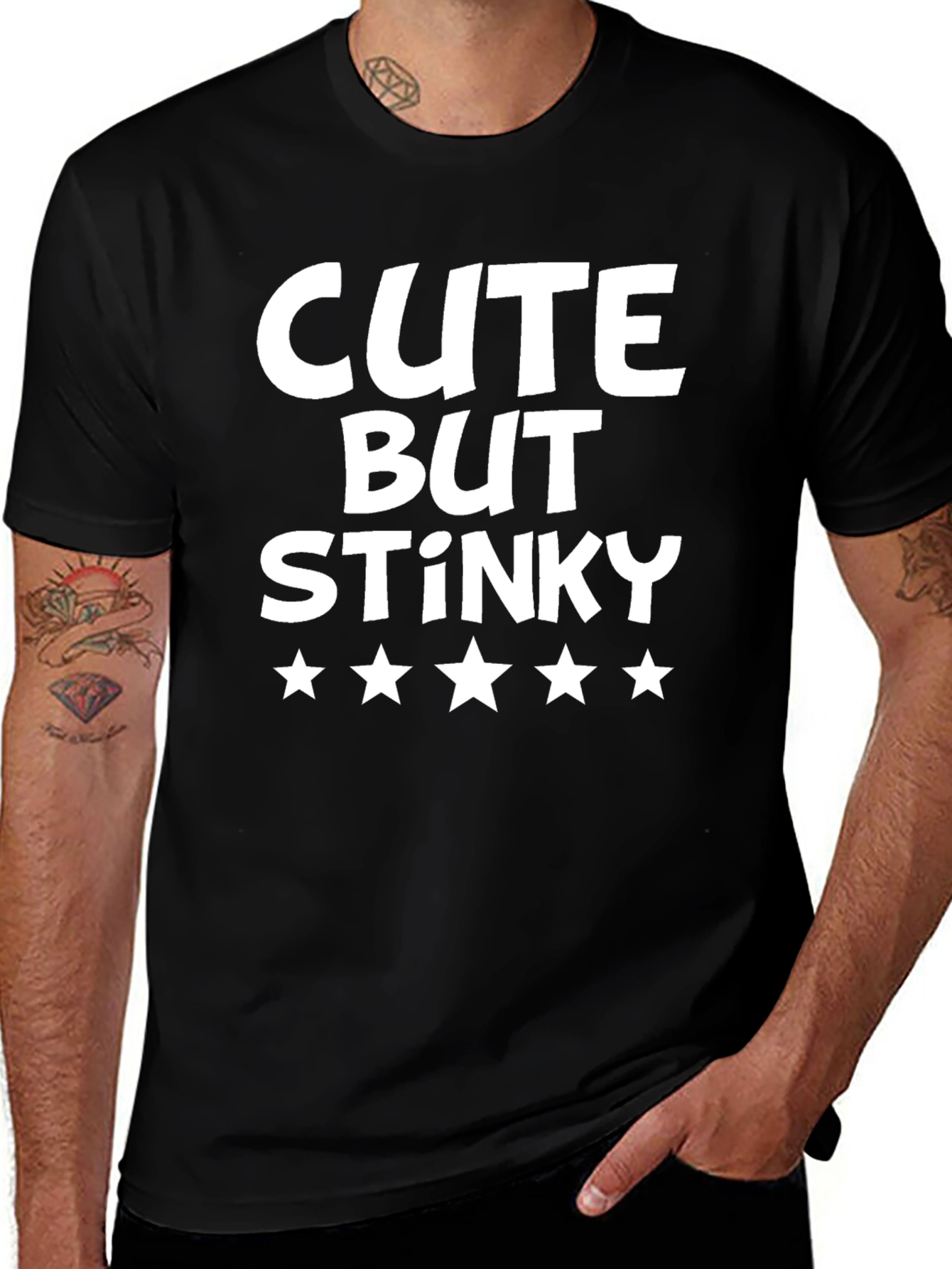 Variant 2 of Cute But Stinky T-Shirt - Funny Novelty Tee