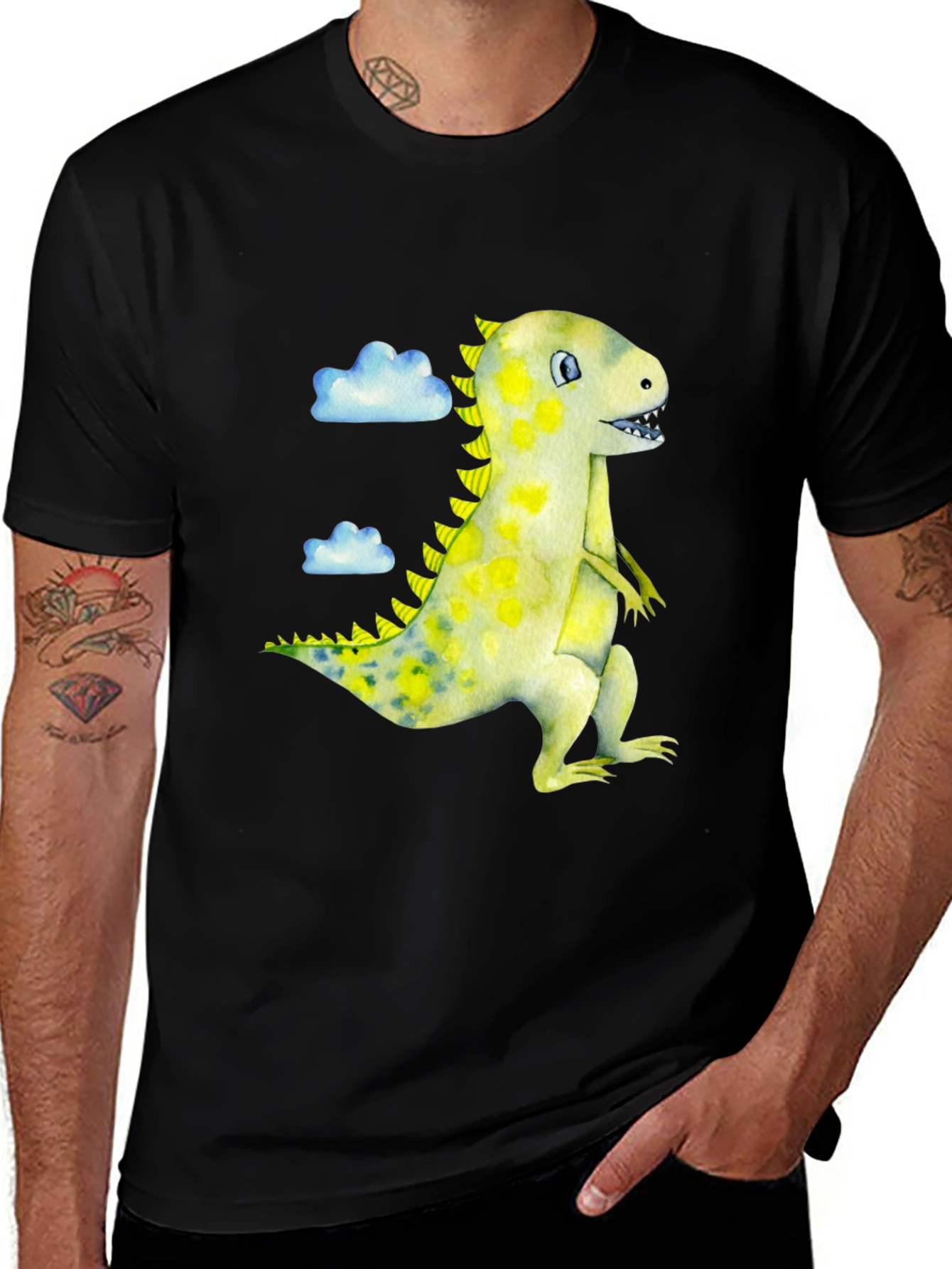 Variant 28 of Dino T-Shirt - Cute Dinosaur Graphic Tee for Men