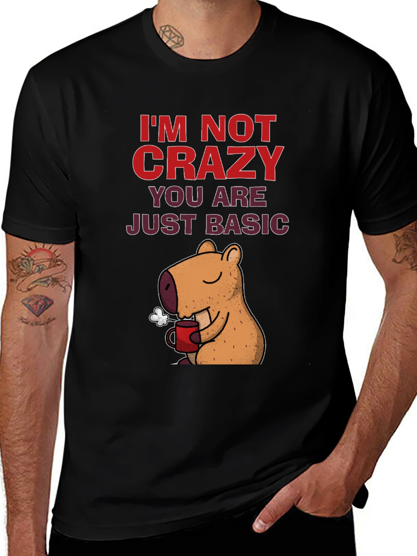 Variant 14 of I'm Not Crazy Capybara T-Shirt