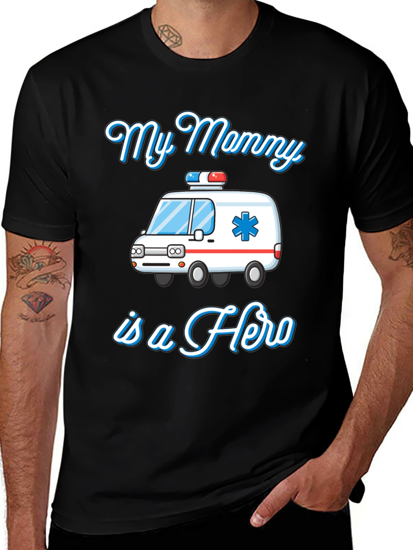 Variant 19 of My Mommy is a Hero T-Shirt