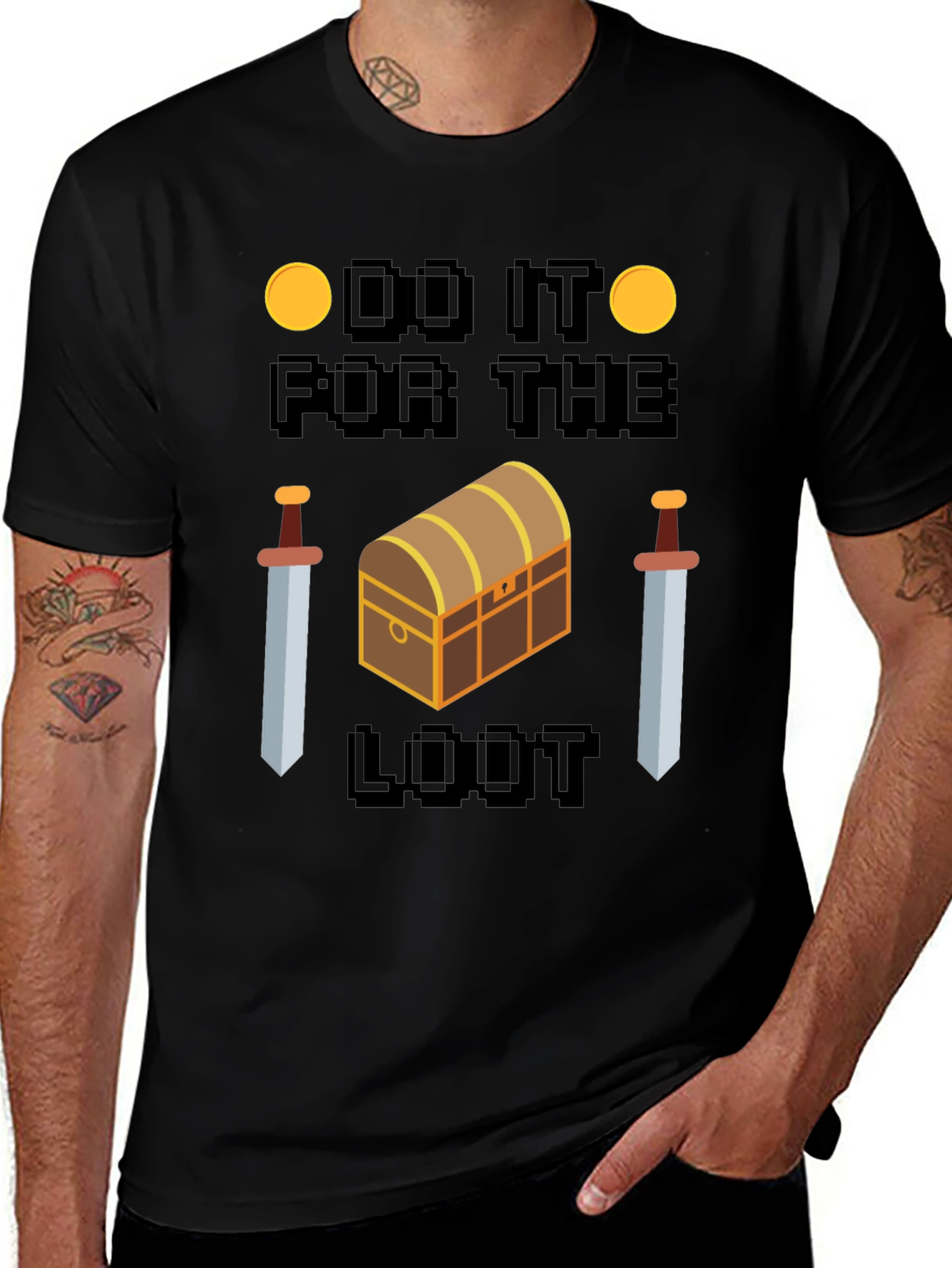 Variant 13 of Do It For The Loot T-Shirt - Gamer Style