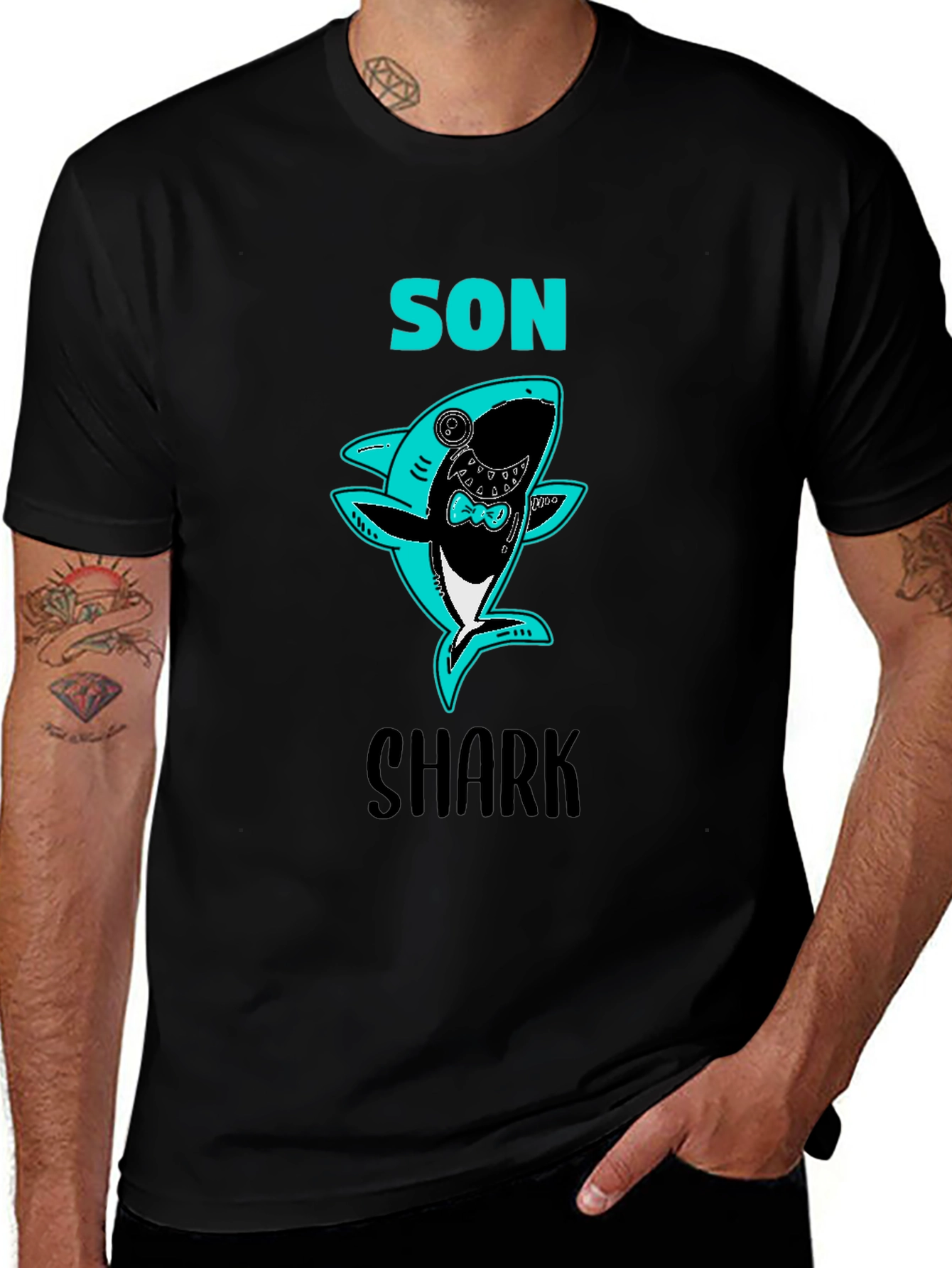 Variant 22 of Son Shark T-Shirt - Fun Father's Day Tee